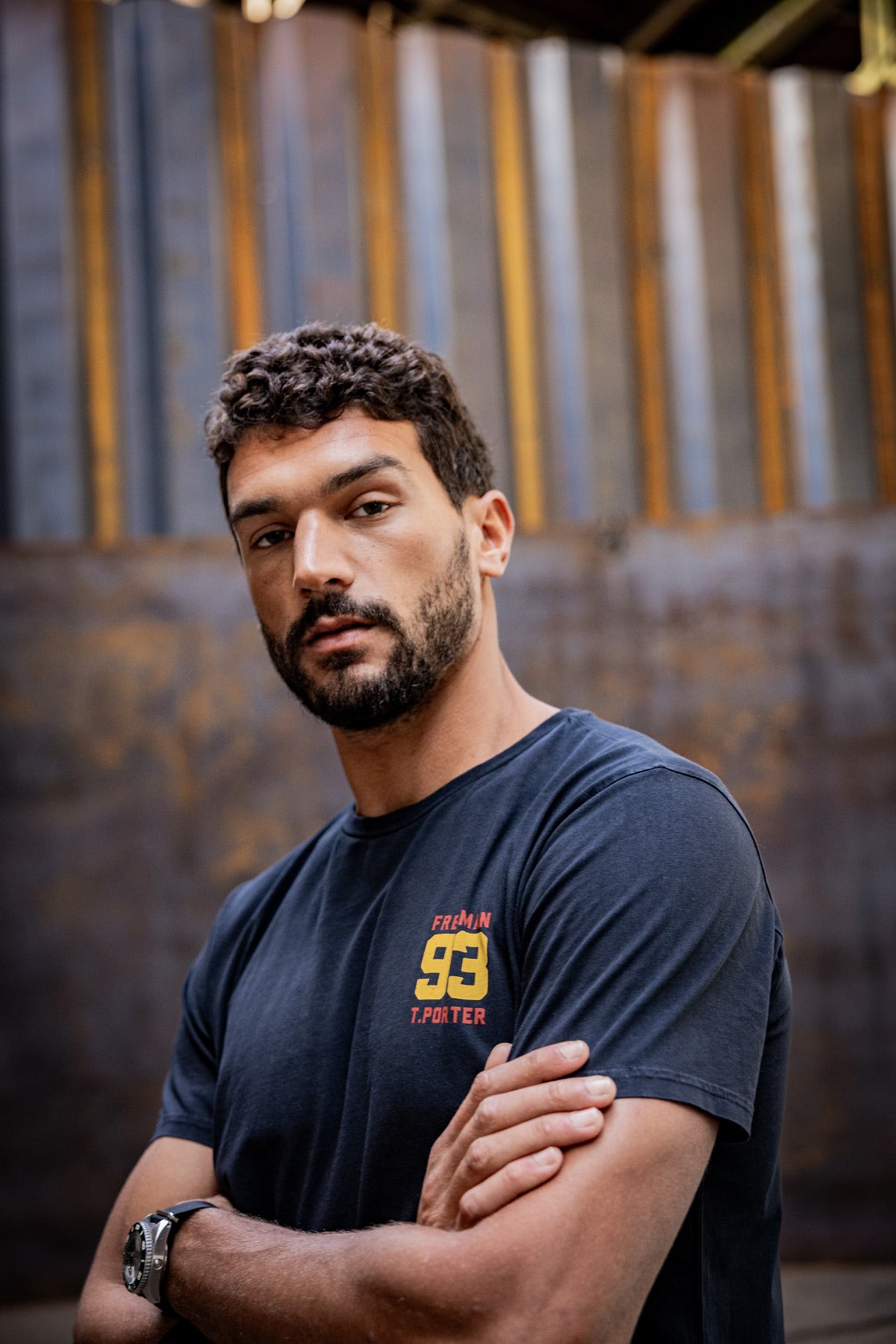 T-Shirt col rond Men Octave Road Pack anthra | Freeman T. Porter