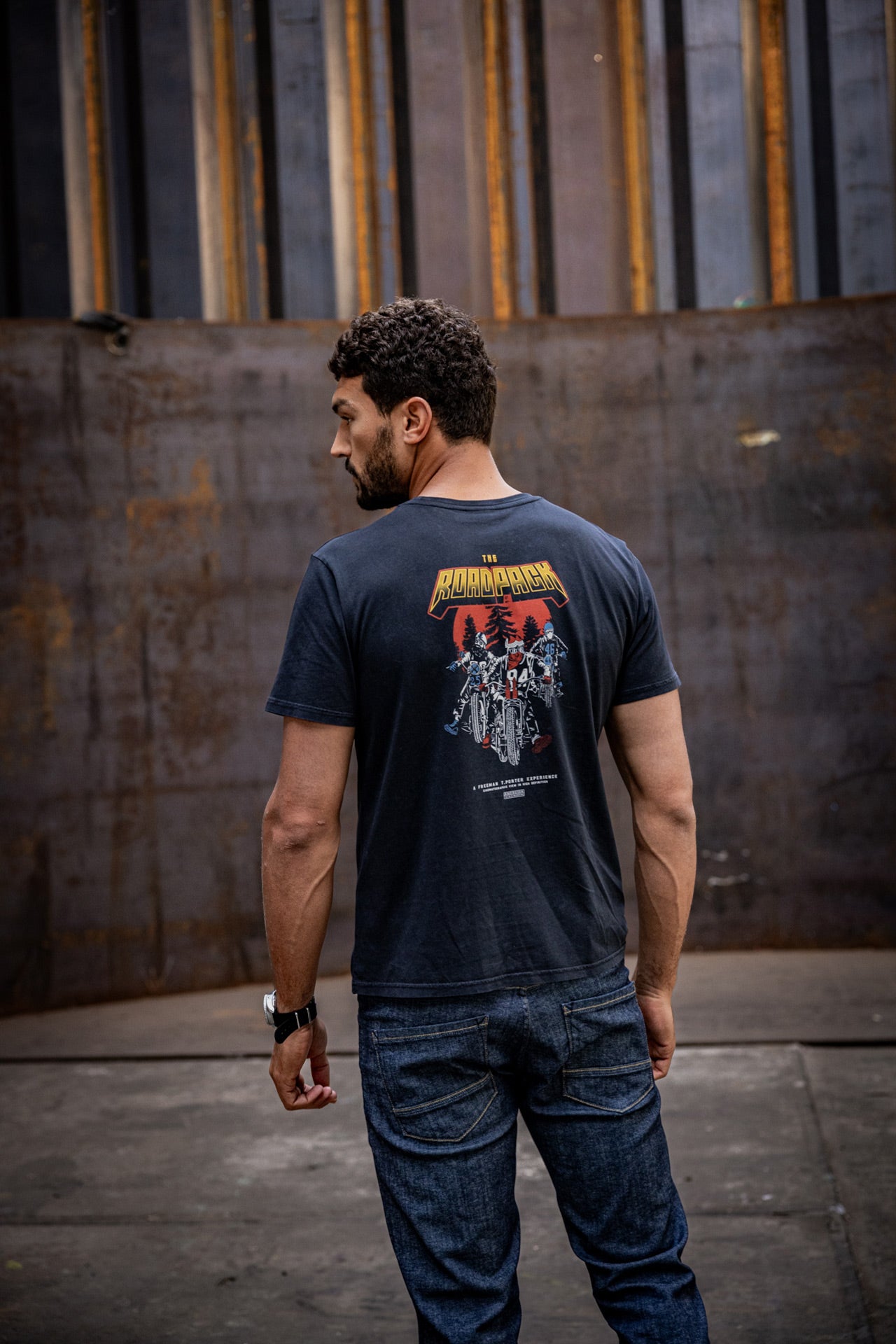 T-Shirt col rond Men Octave Road Pack anthra | Freeman T. Porter