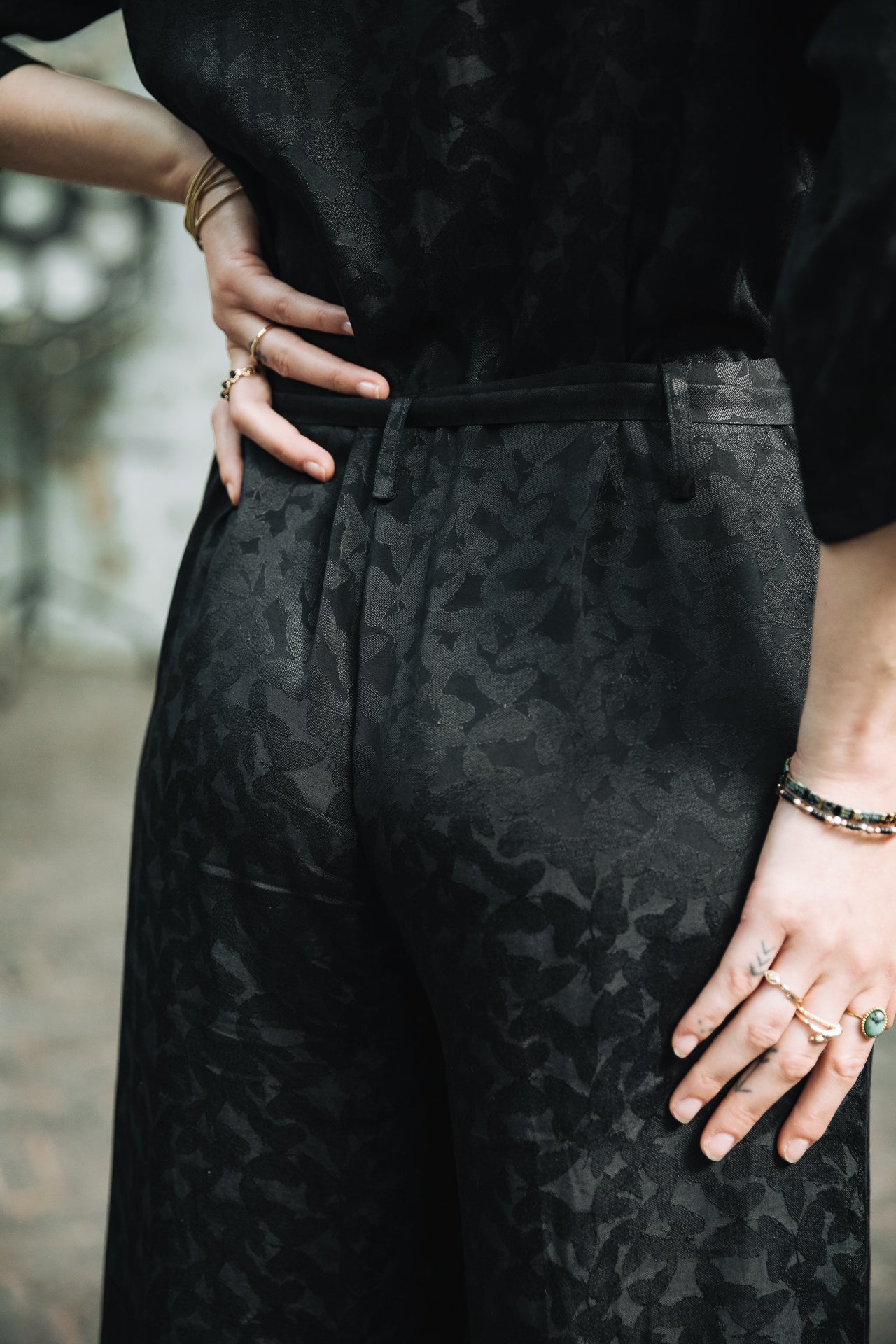 Combinaison Woman Loana Jacquard black | Freeman T. Porter
