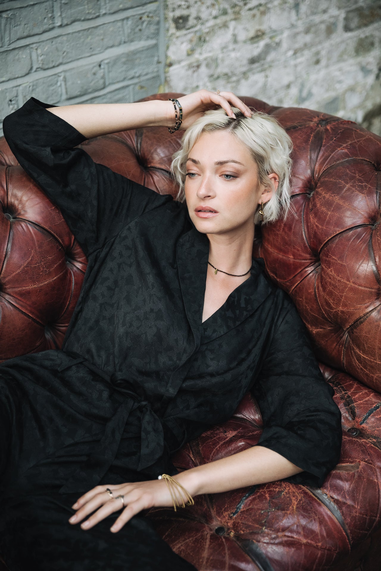 Combinaison Woman Loana Jacquard black | Freeman T. Porter