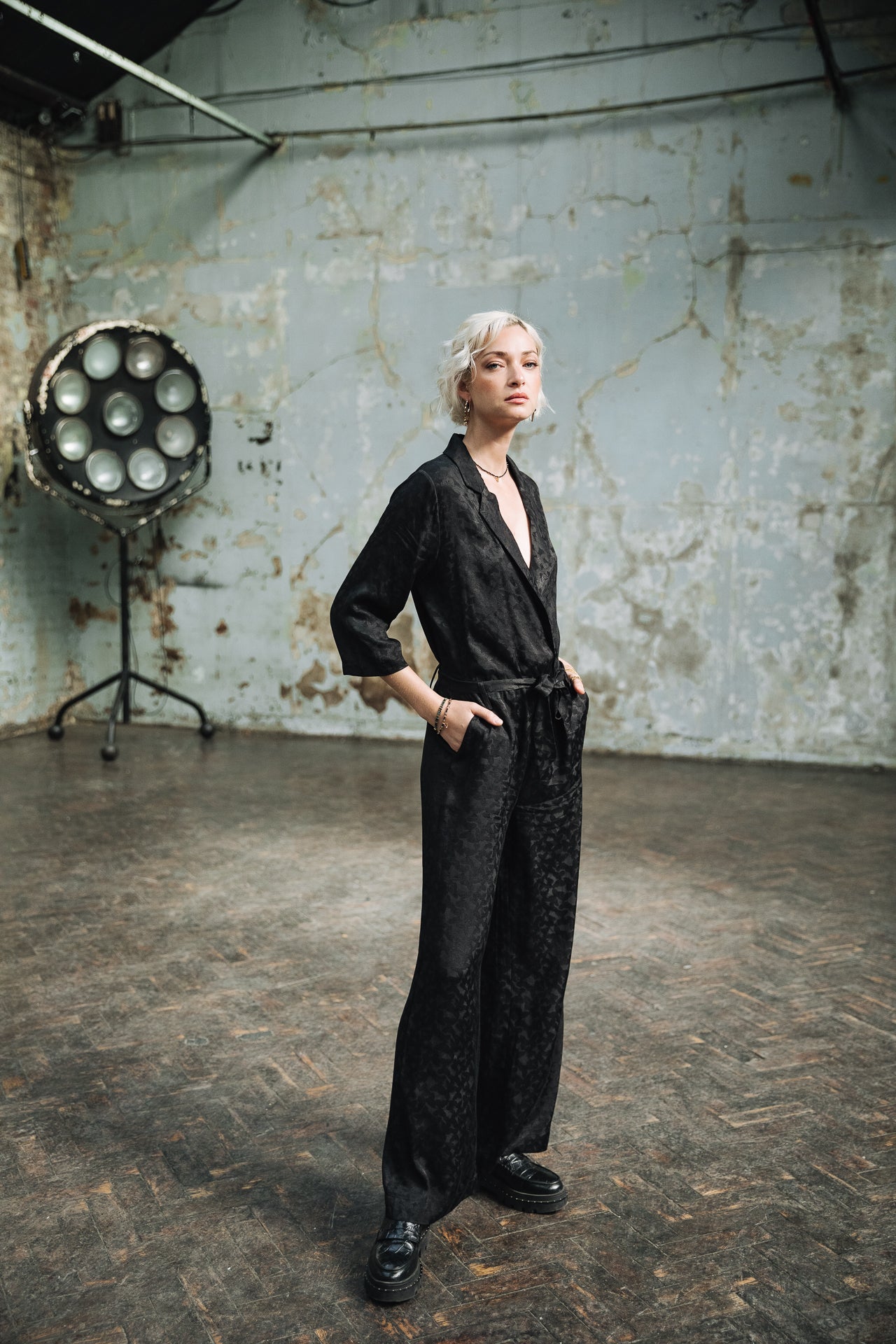 Combinaison Woman Loana Jacquard black | Freeman T. Porter