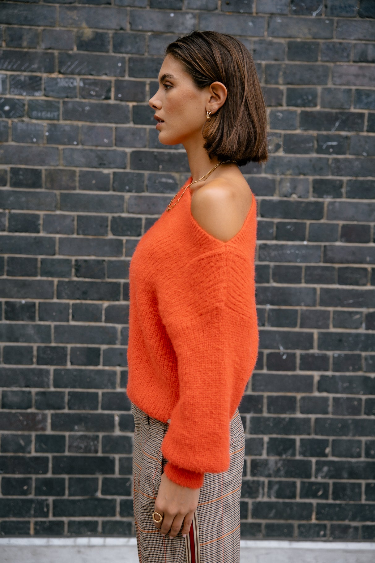 Pull col bateau Frau Peria Rib mandarin | Freeman T. Porter