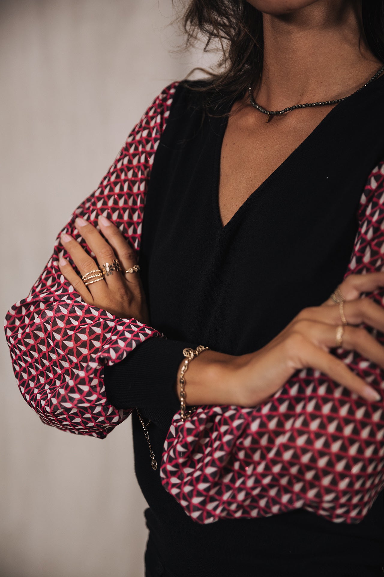 Pull ajusté Woman Laonie Peak black | Freeman T. Porter