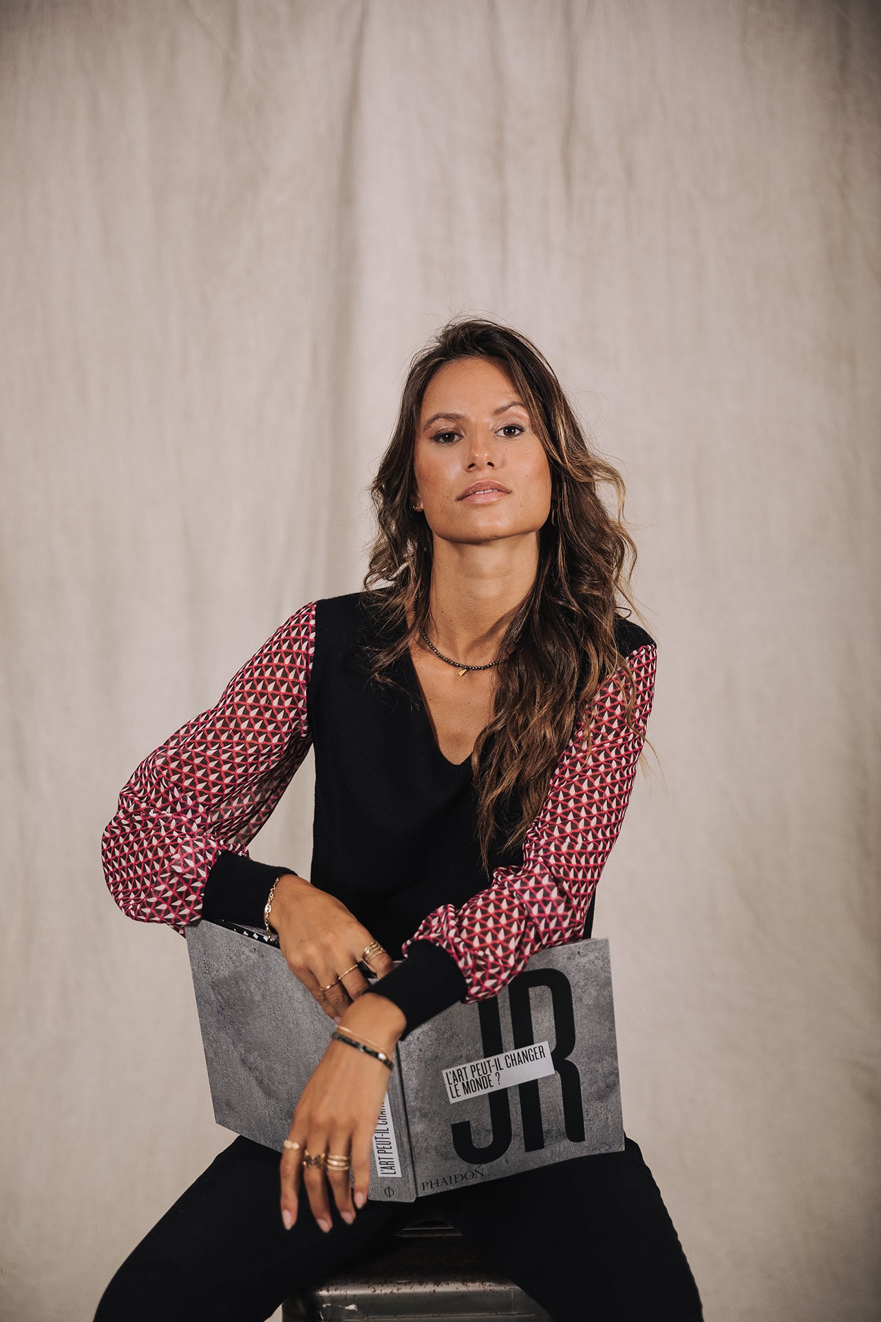 Pull ajusté Woman Laonie Peak black | Freeman T. Porter