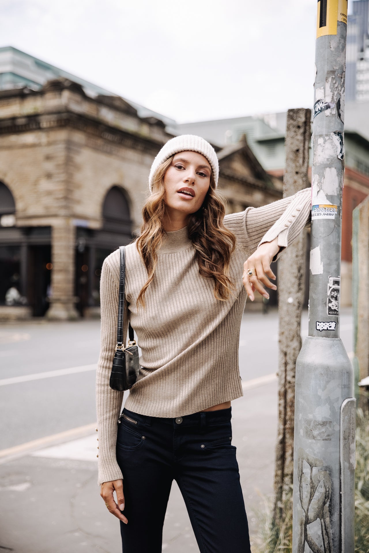 Pull col montant Femme Pryma gold | Freeman T. Porter