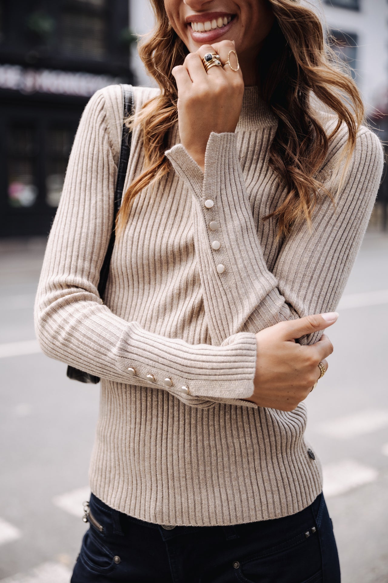 Pull col montant Femme Pryma gold | Freeman T. Porter