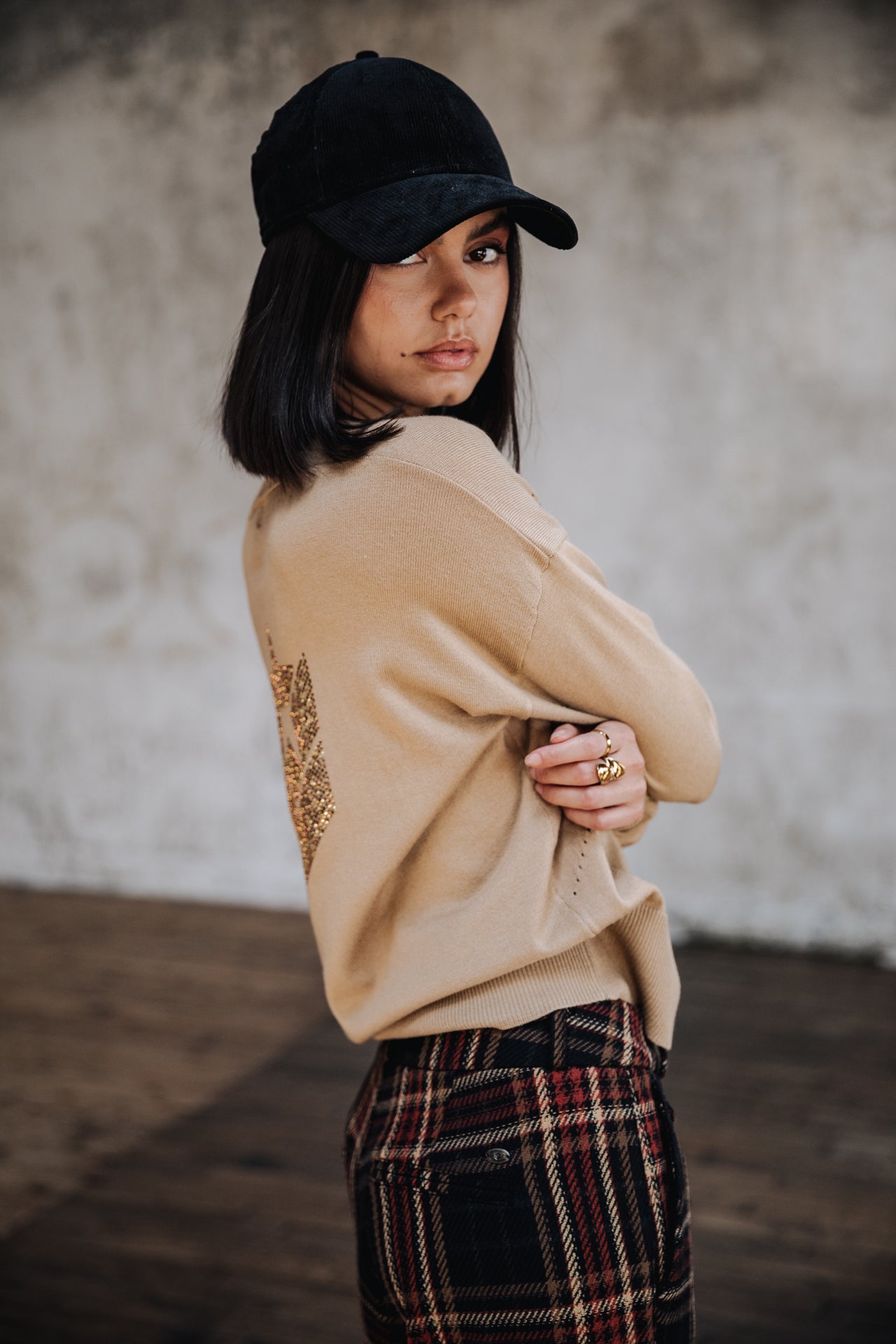 Cardigan Femme Gelly Icon beige | Freeman T. Porter