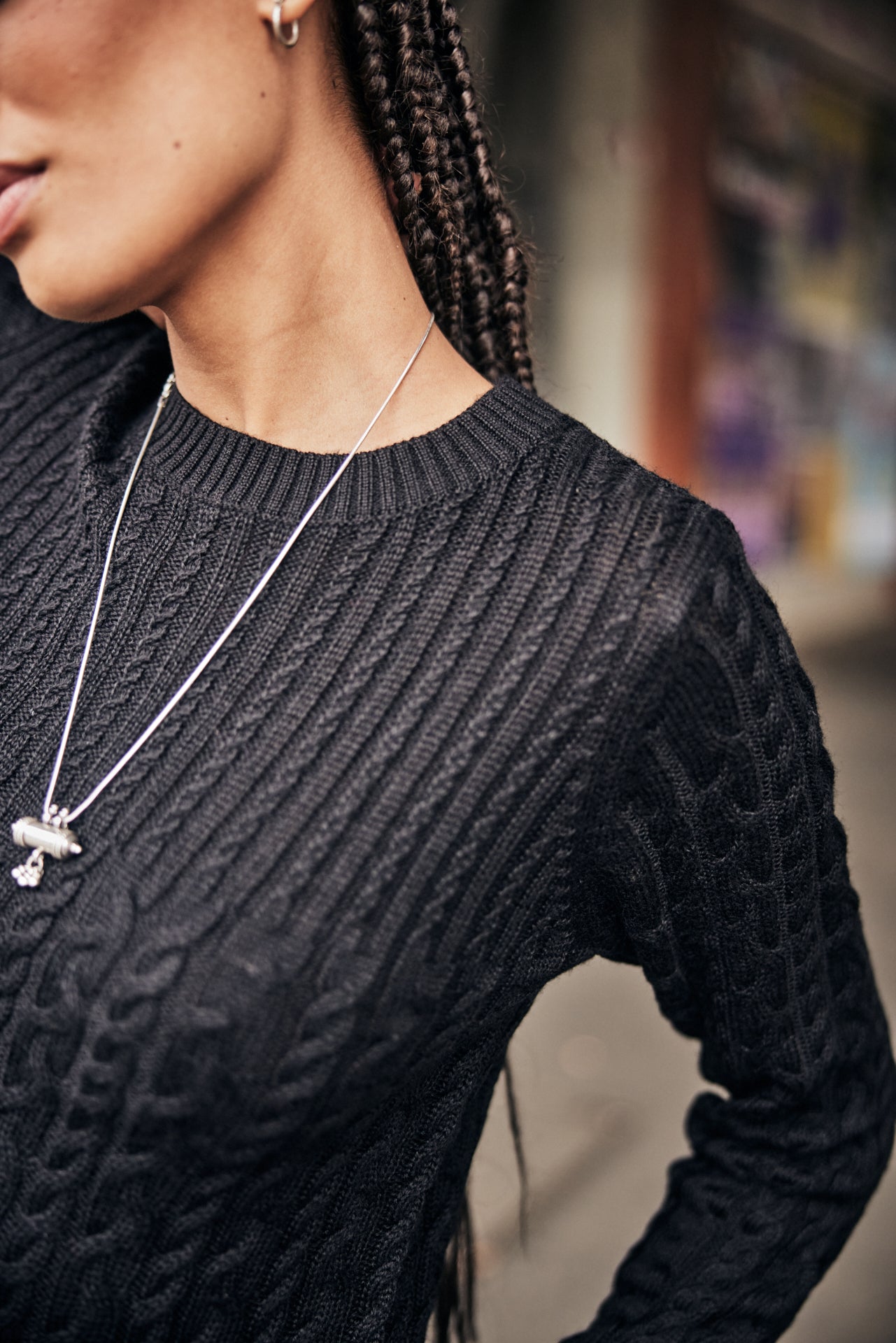 Robe en maille Femme Lorine black | Freeman T. Porter