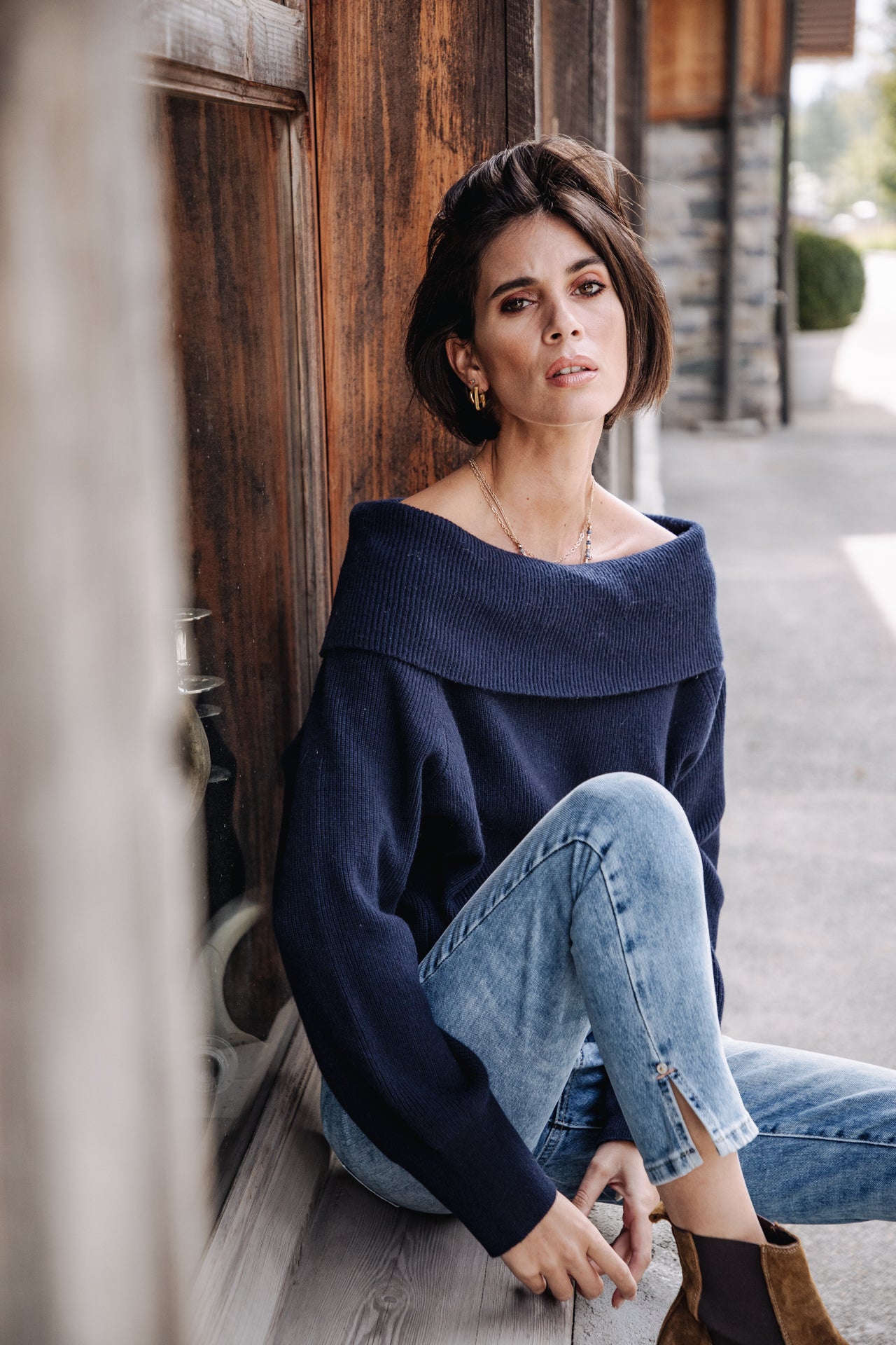 Pull manches longues Woman Polina total eclipse | Freeman T. Porter