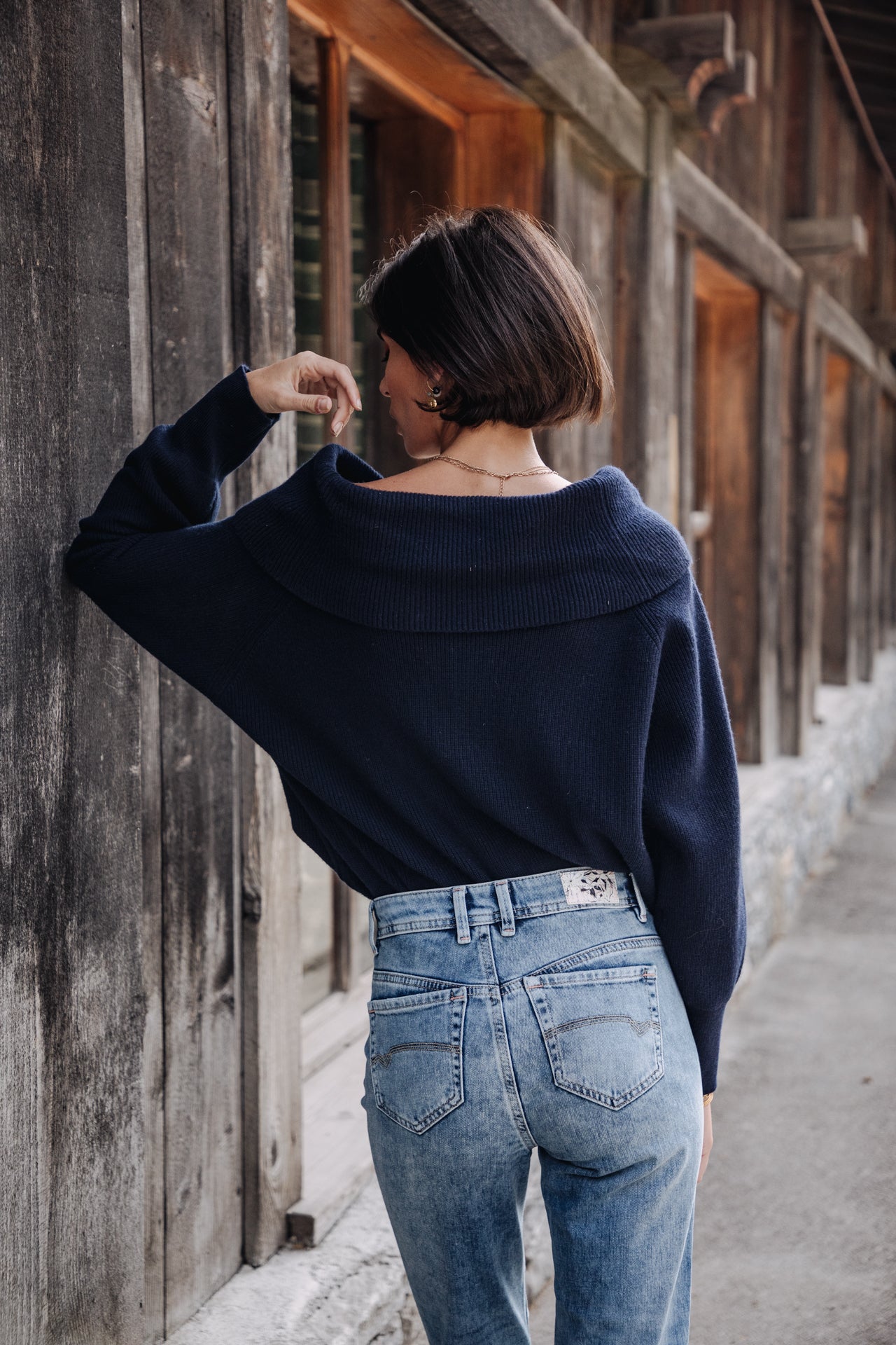 Pull manches longues Woman Polina total eclipse | Freeman T. Porter