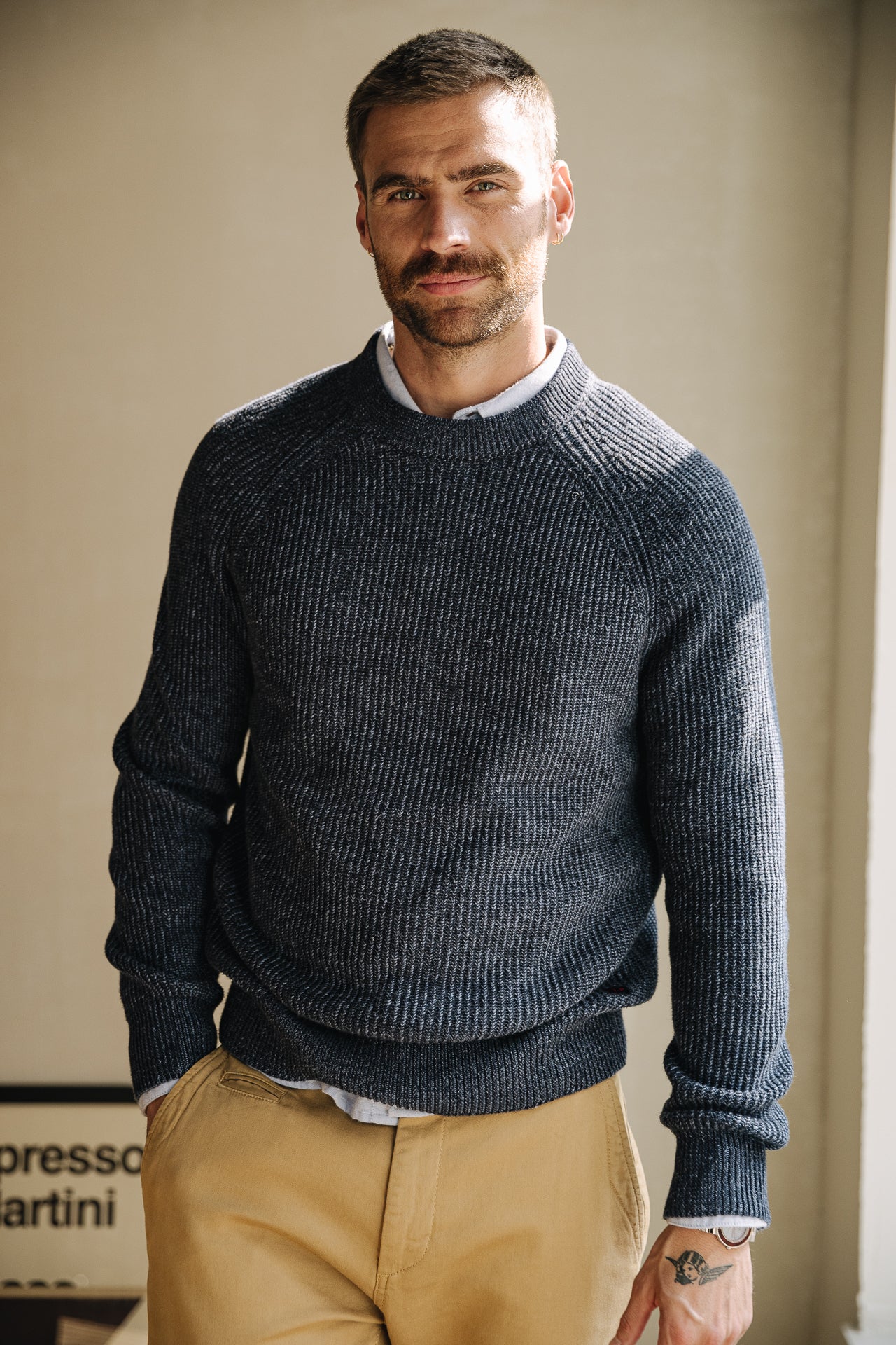 Pull col rond Homme Arthus Hanko storm | Freeman T. Porter
