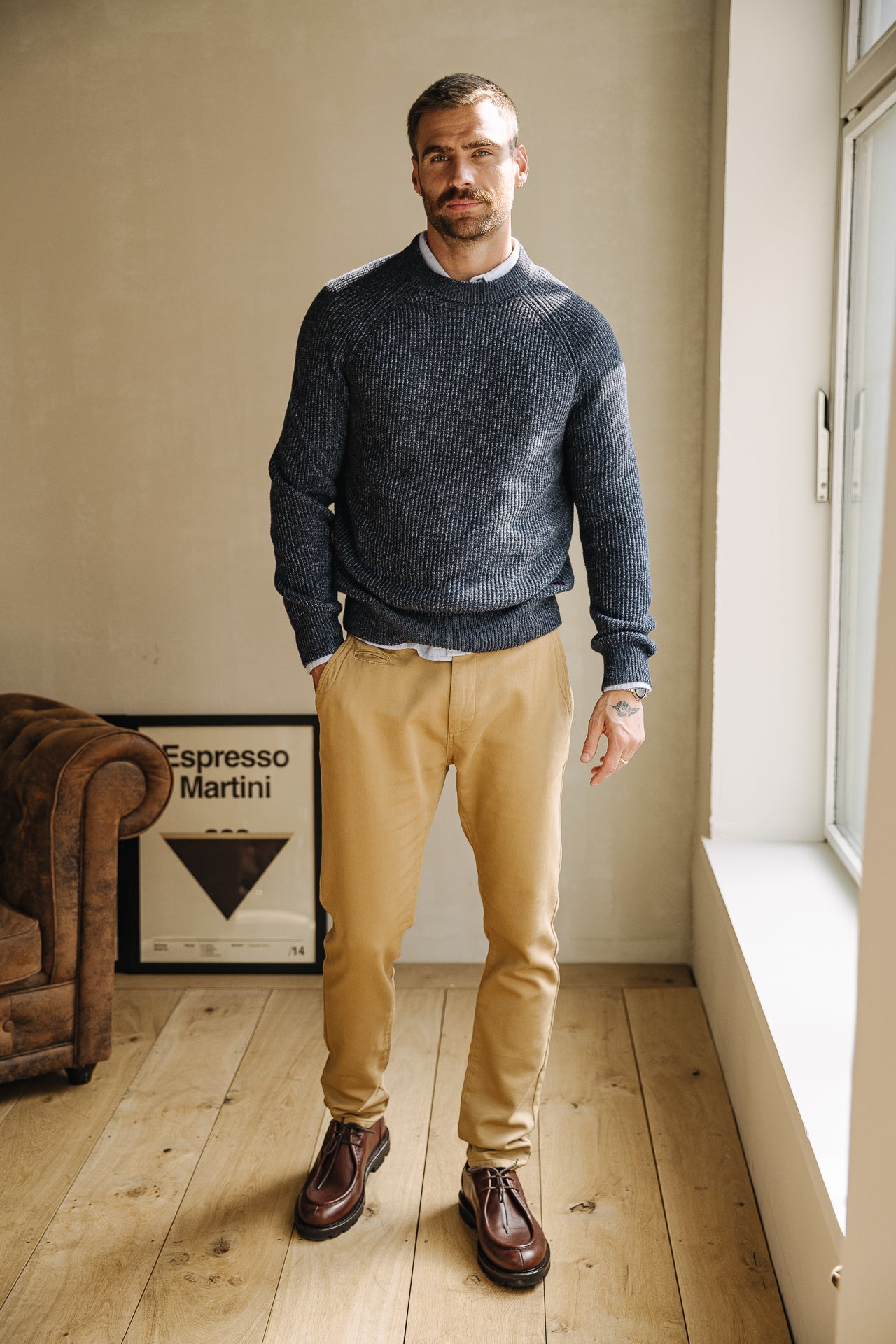 Pull col rond Homme Arthus Hanko storm | Freeman T. Porter