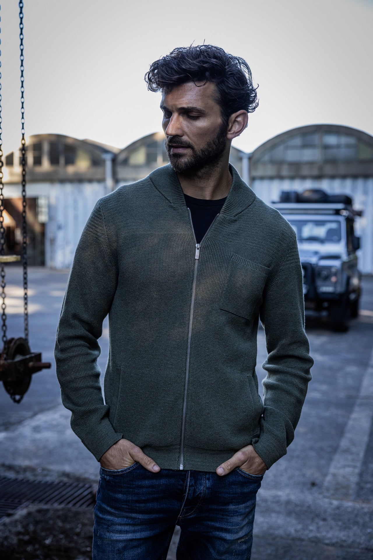 Cardigan Men John Goteborg rosin | Freeman T. Porter