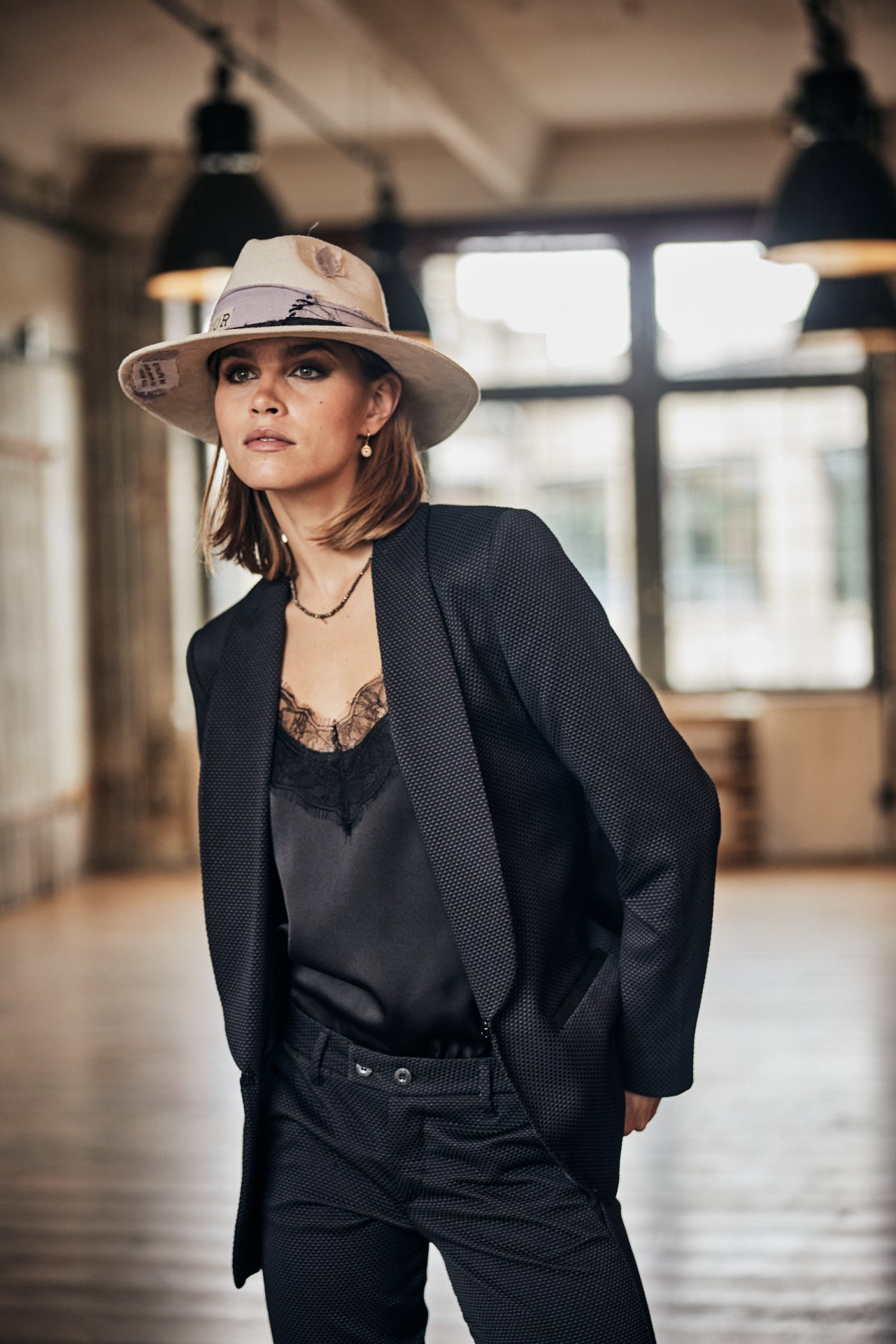 Blazer cintré Femme Stessy Cassico black | Freeman T. Porter
