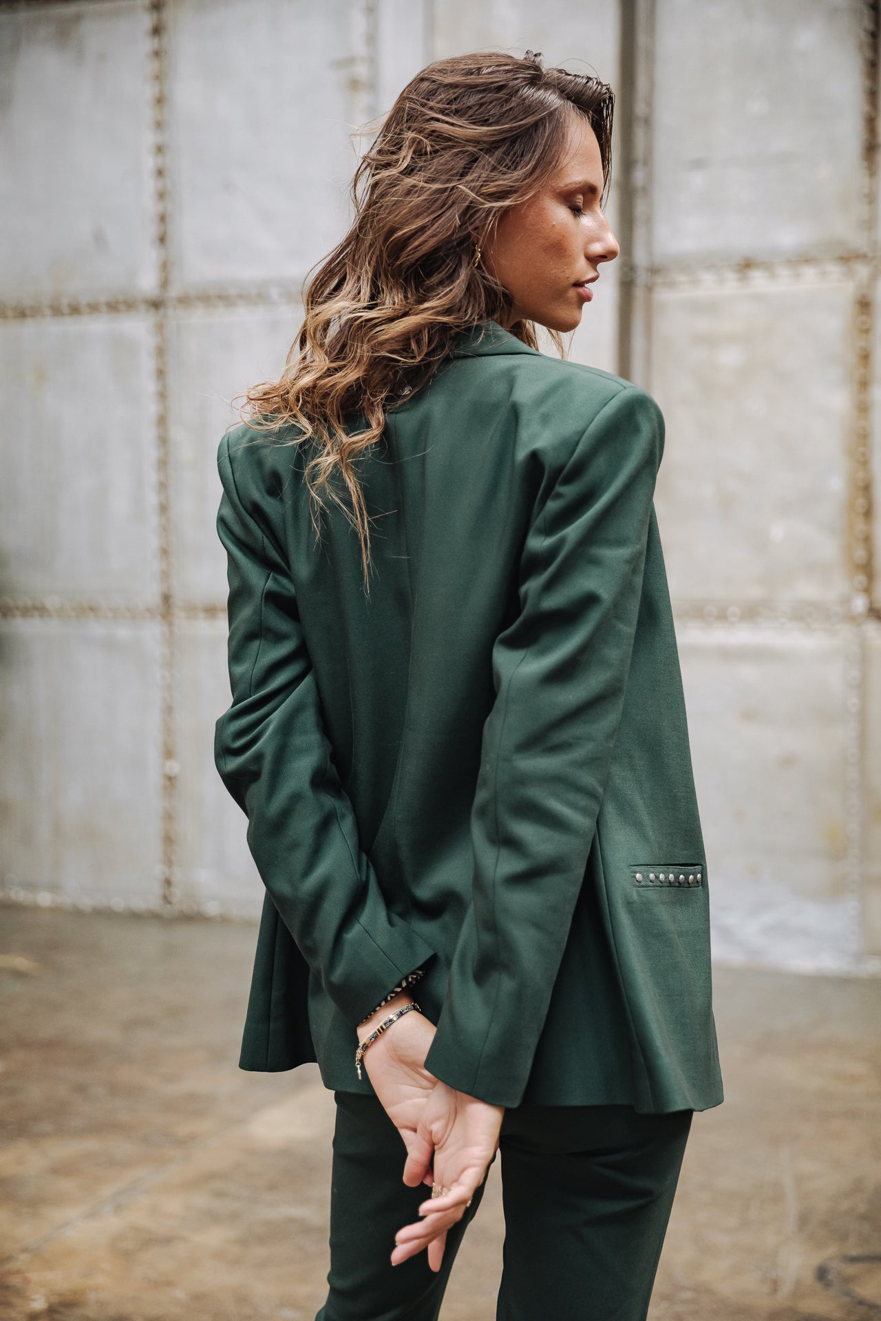 Blazer cintré Femme Stessy Polyneo green gables | Freeman T. Porter