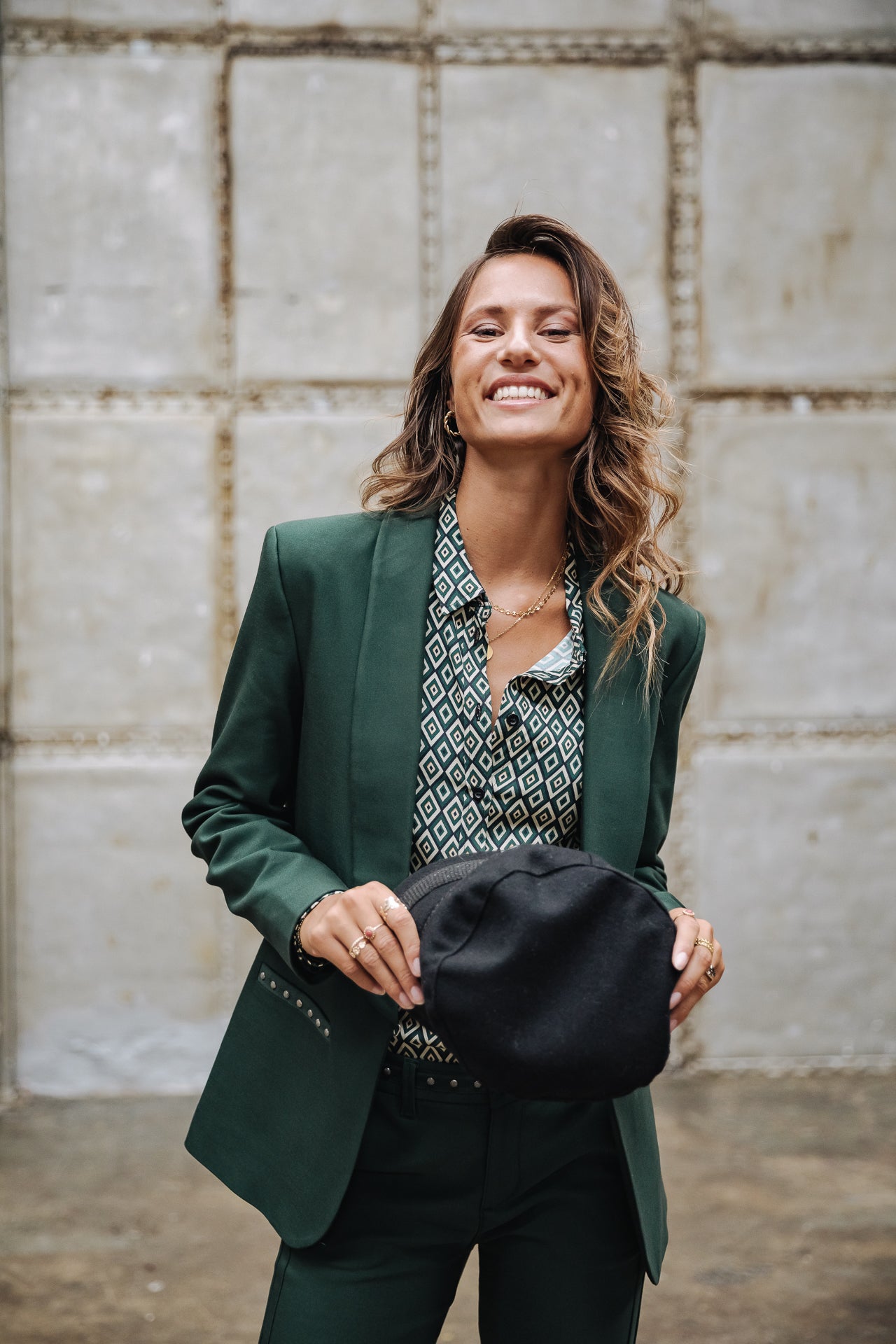 Blazer cintré Femme Stessy Polyneo green gables | Freeman T. Porter