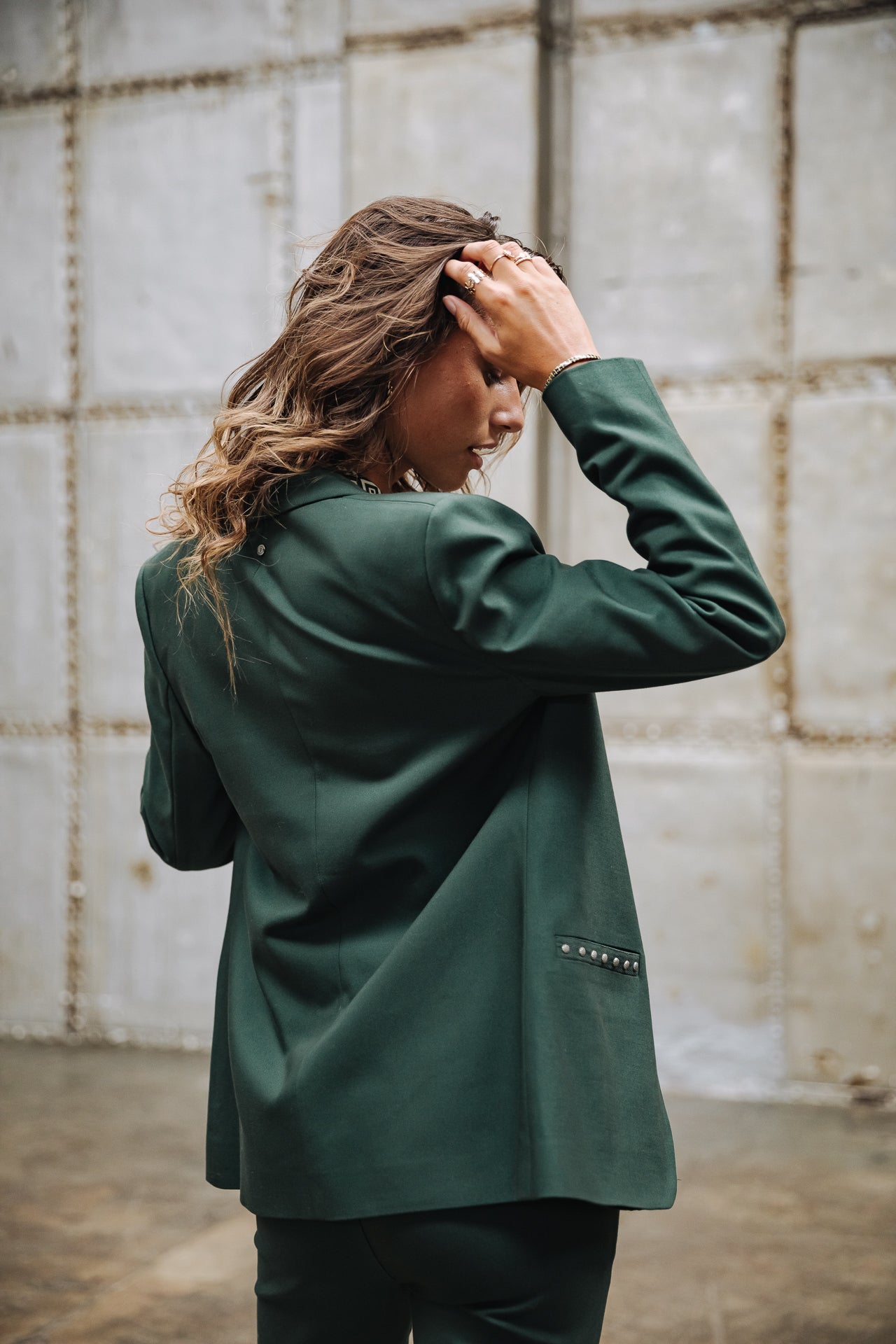 Blazer cintré Femme Stessy Polyneo green gables | Freeman T. Porter