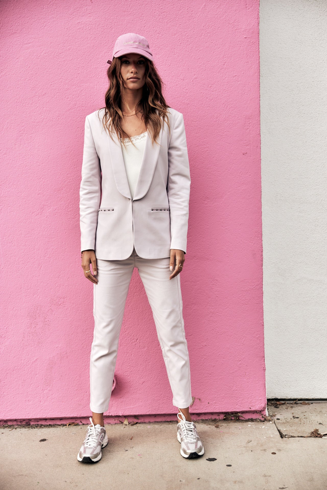 Blazer cintré Femme Stessy Polyneo lilac | Freeman T. Porter