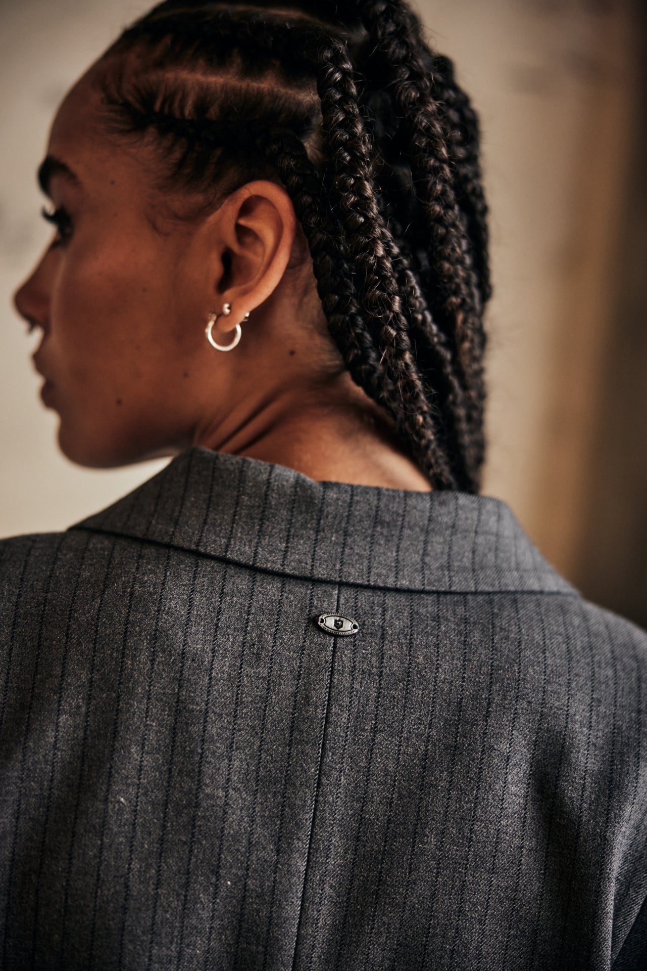 Blazer large Femme Bernie Buren Grey moon rock | Freeman T. Porter
