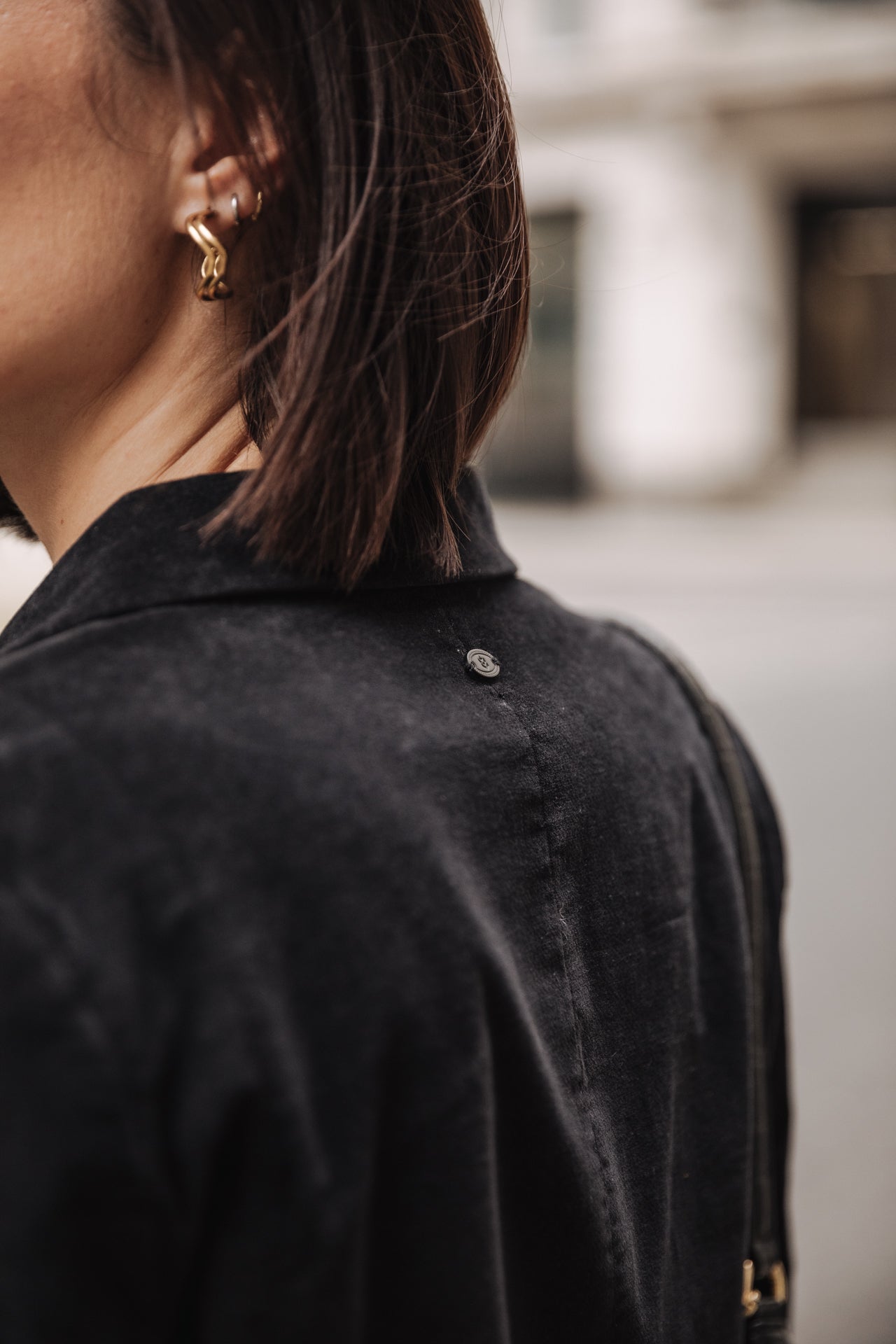 Blazer large Femme Bernie Velvet black | Freeman T. Porter