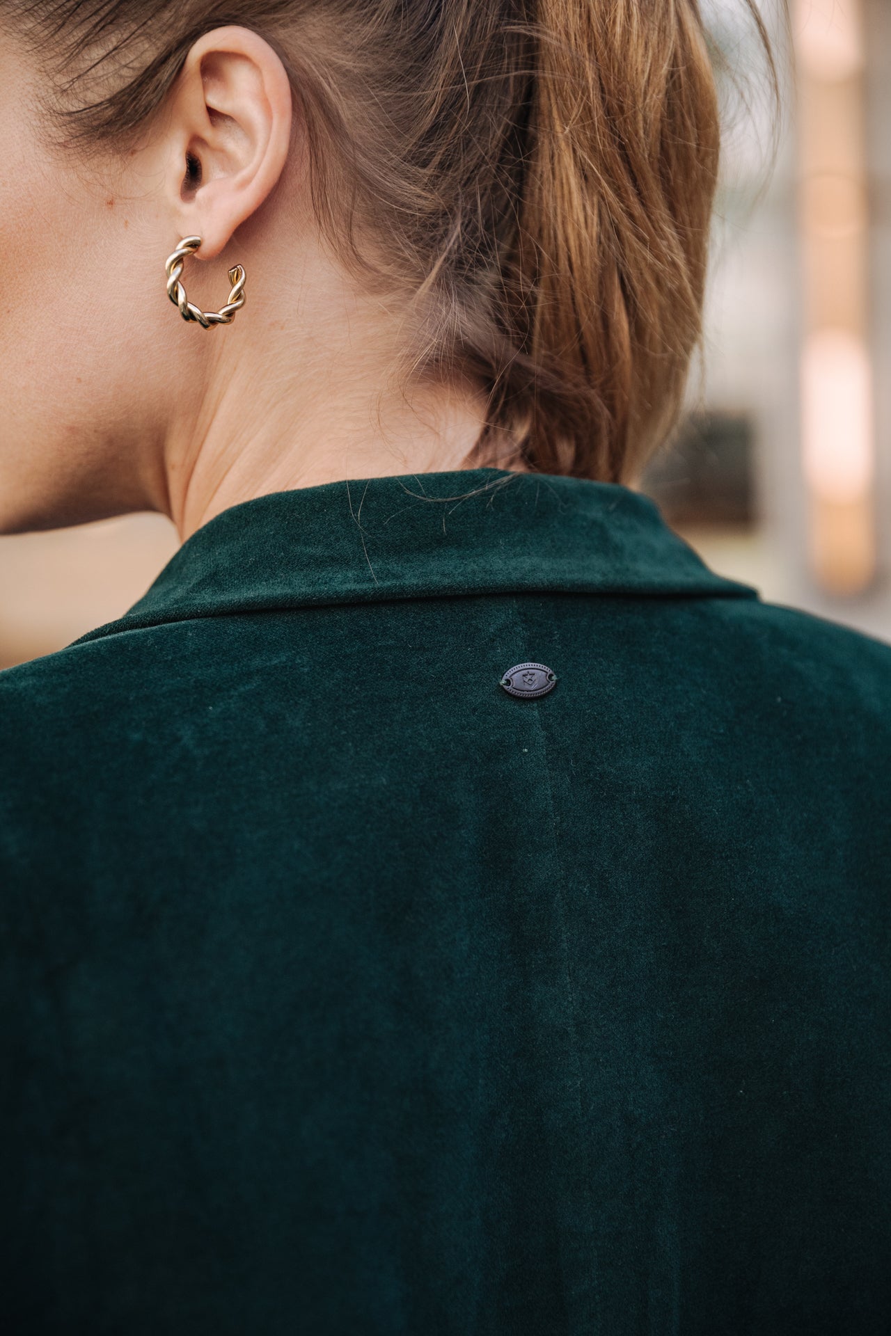 Blazer large Femme Bernie Velvet ponderosa pine | Freeman T. Porter