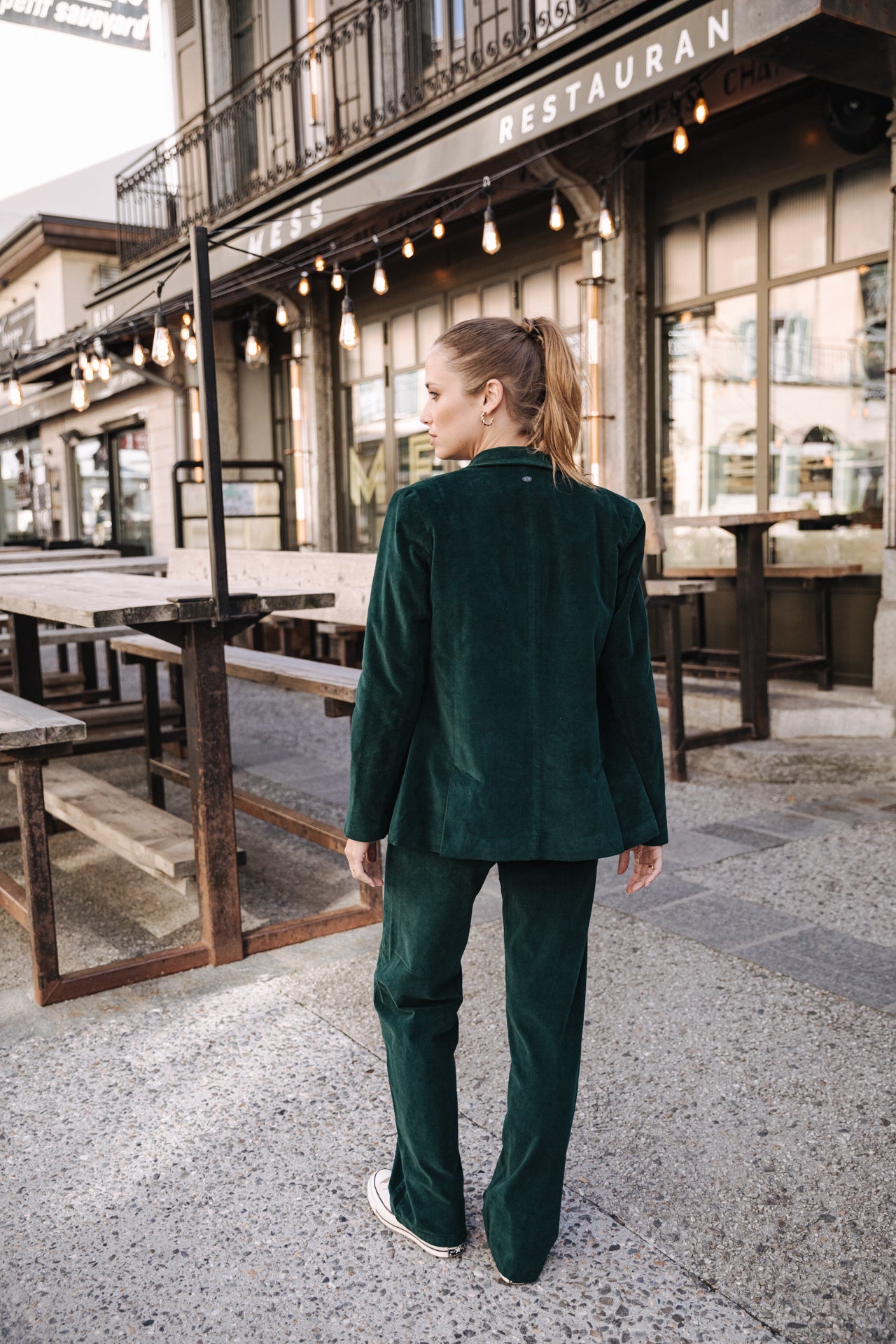 Blazer large Femme Bernie Velvet ponderosa pine | Freeman T. Porter