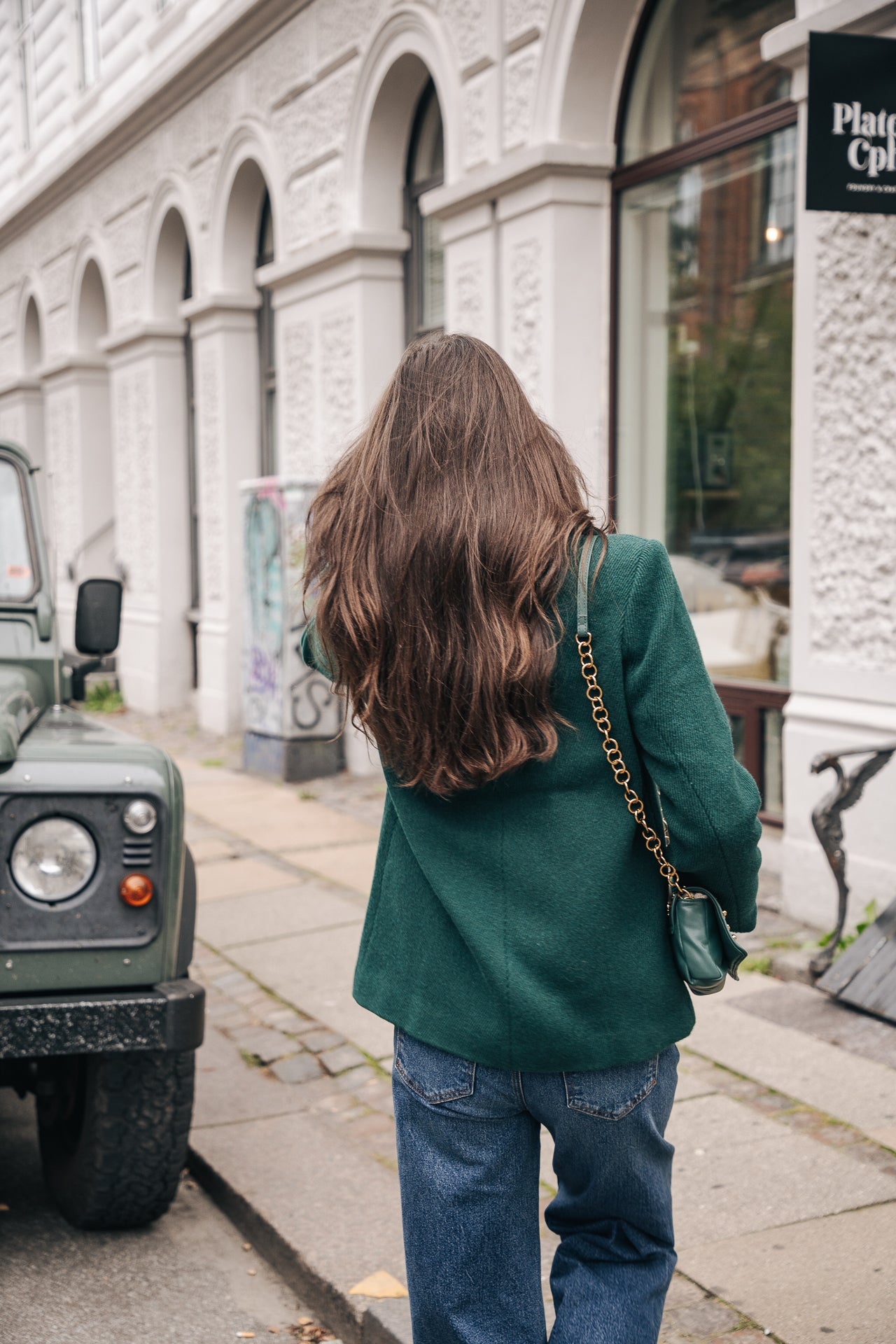 Caban Femme Veda Plain dark green | Freeman T. Porter