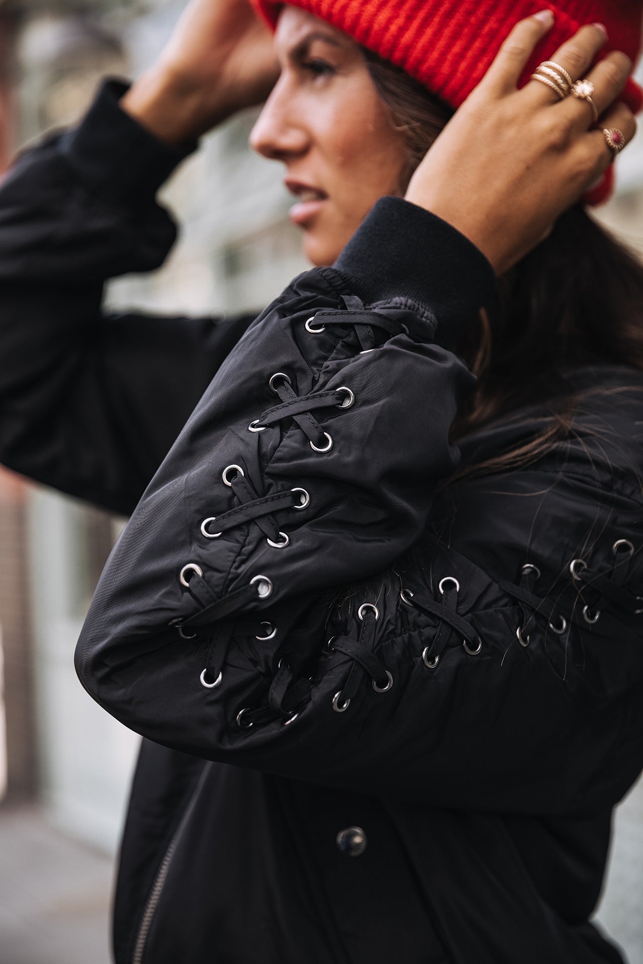 Bomber Femme Viktoria black | Freeman T. Porter