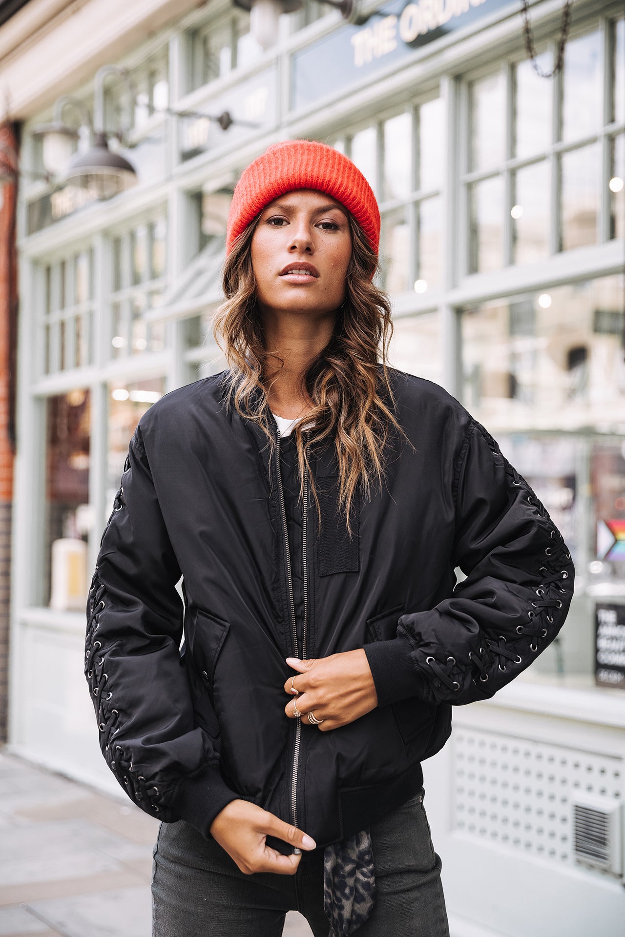 Bomber Femme Viktoria black | Freeman T. Porter