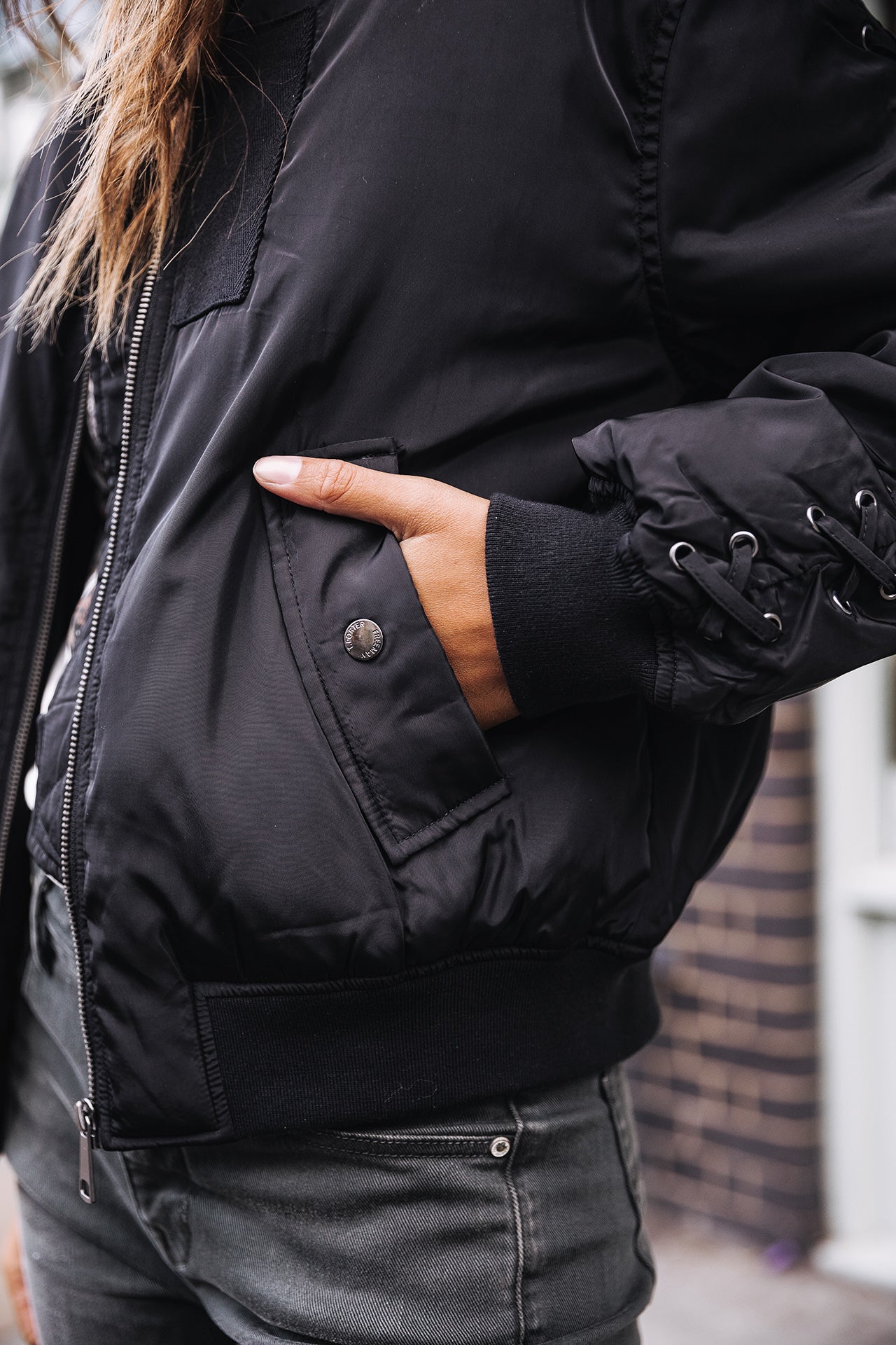 Bomber Femme Viktoria black | Freeman T. Porter