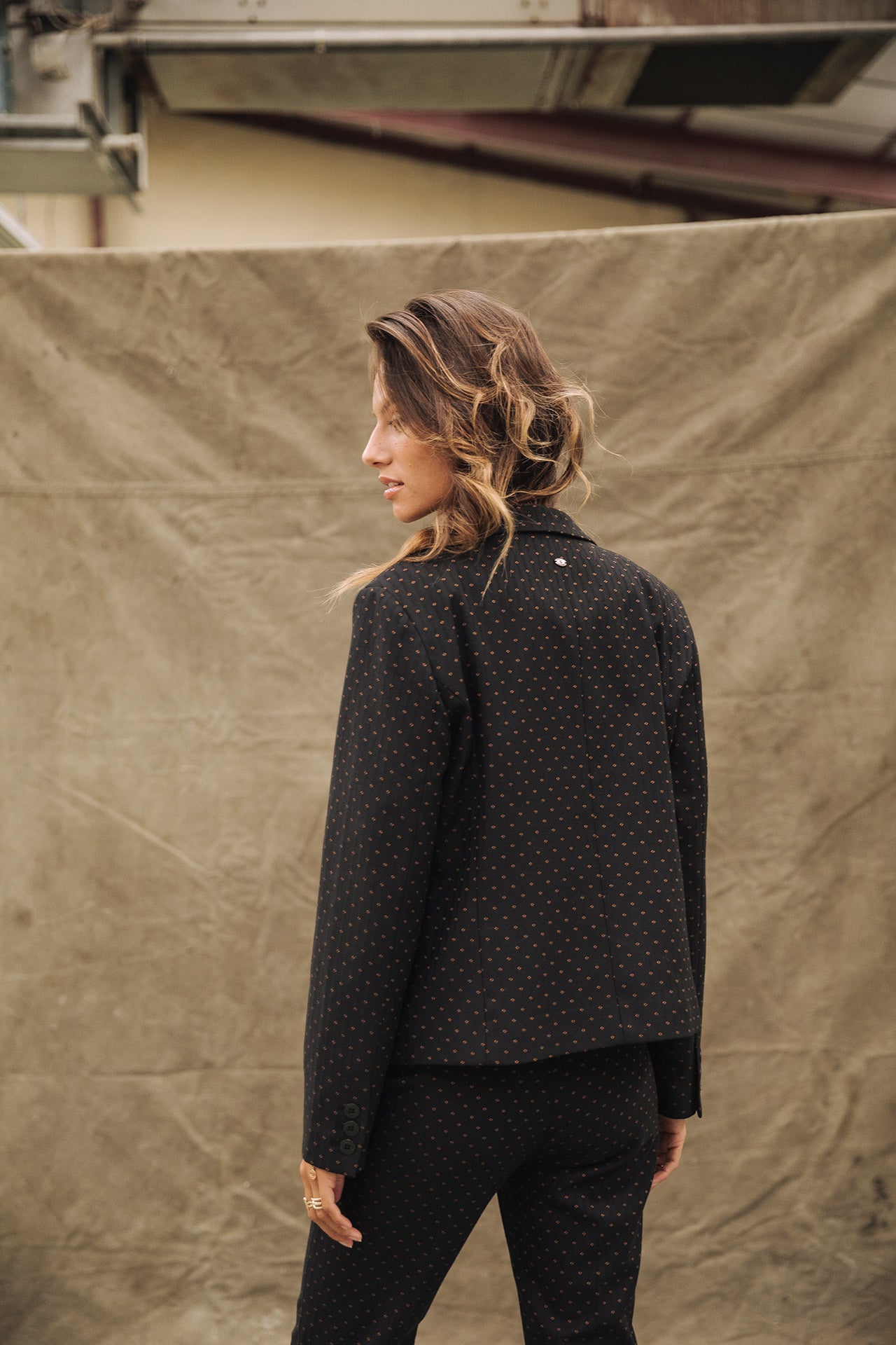 Blazer asymétrique Femme Amanda Venezia black | Freeman T. Porter