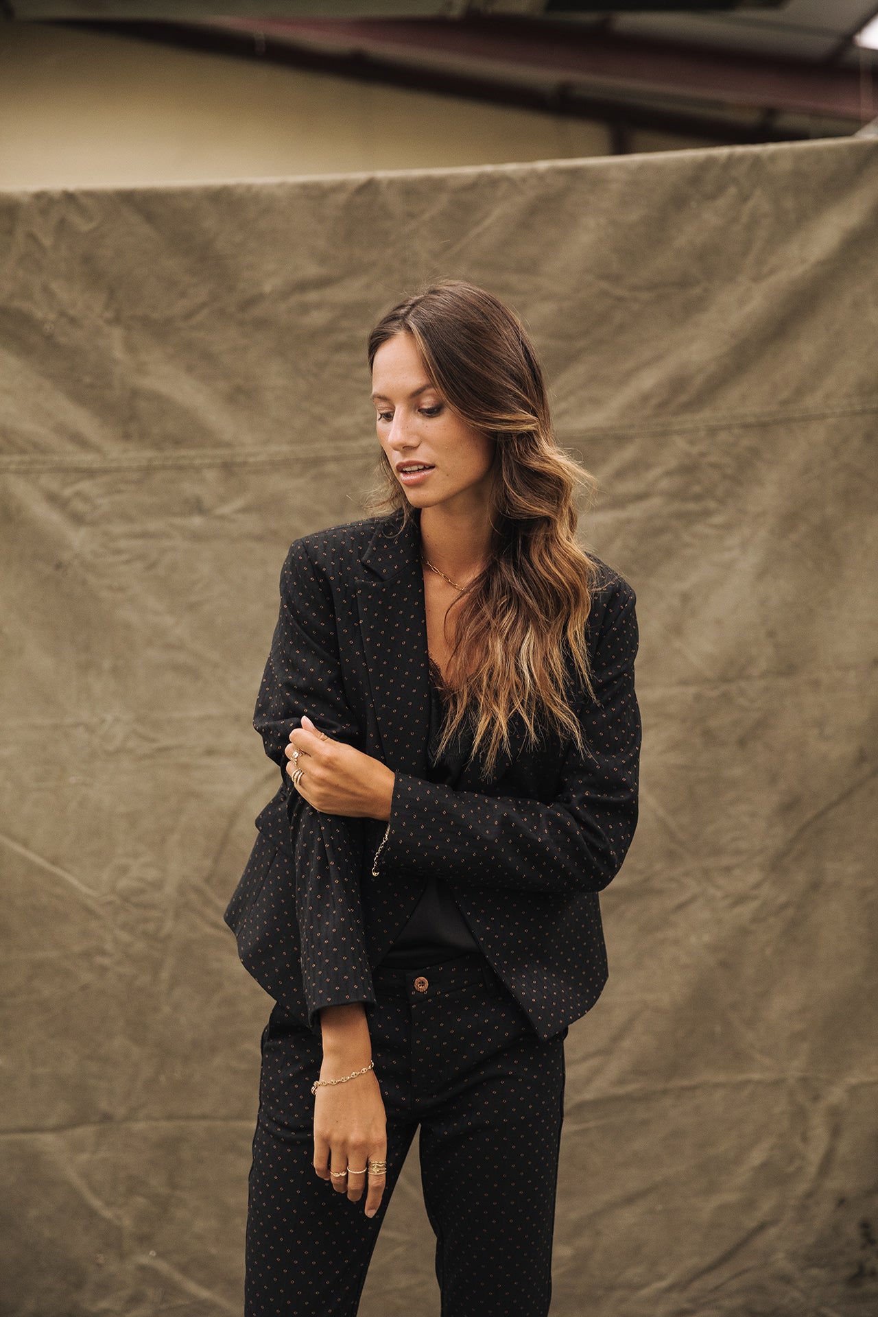 Blazer asymétrique Femme Amanda Venezia black | Freeman T. Porter
