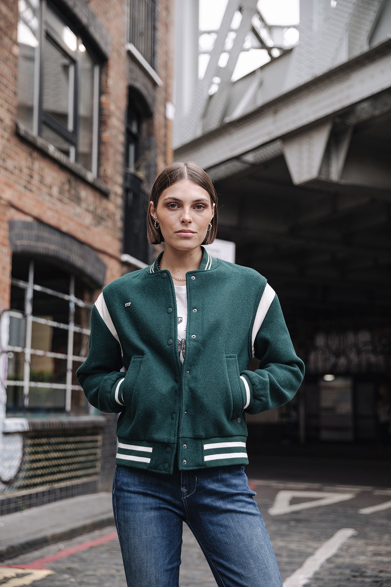 Veste Teddy Femme Ventana pine green | Freeman T. Porter
