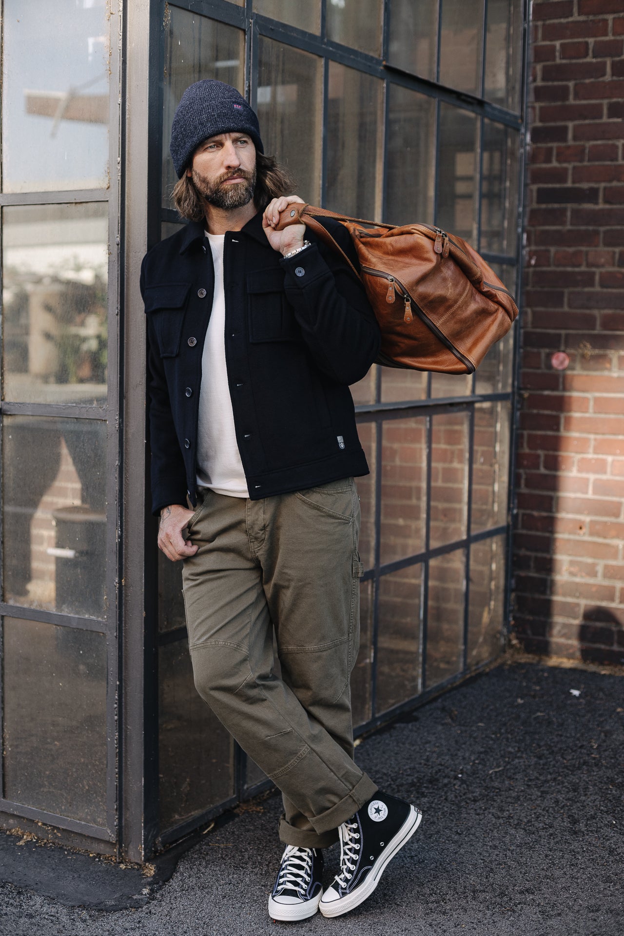 Veste en drap de laine Men Izak Cosy total eclipse | Freeman T. Porter