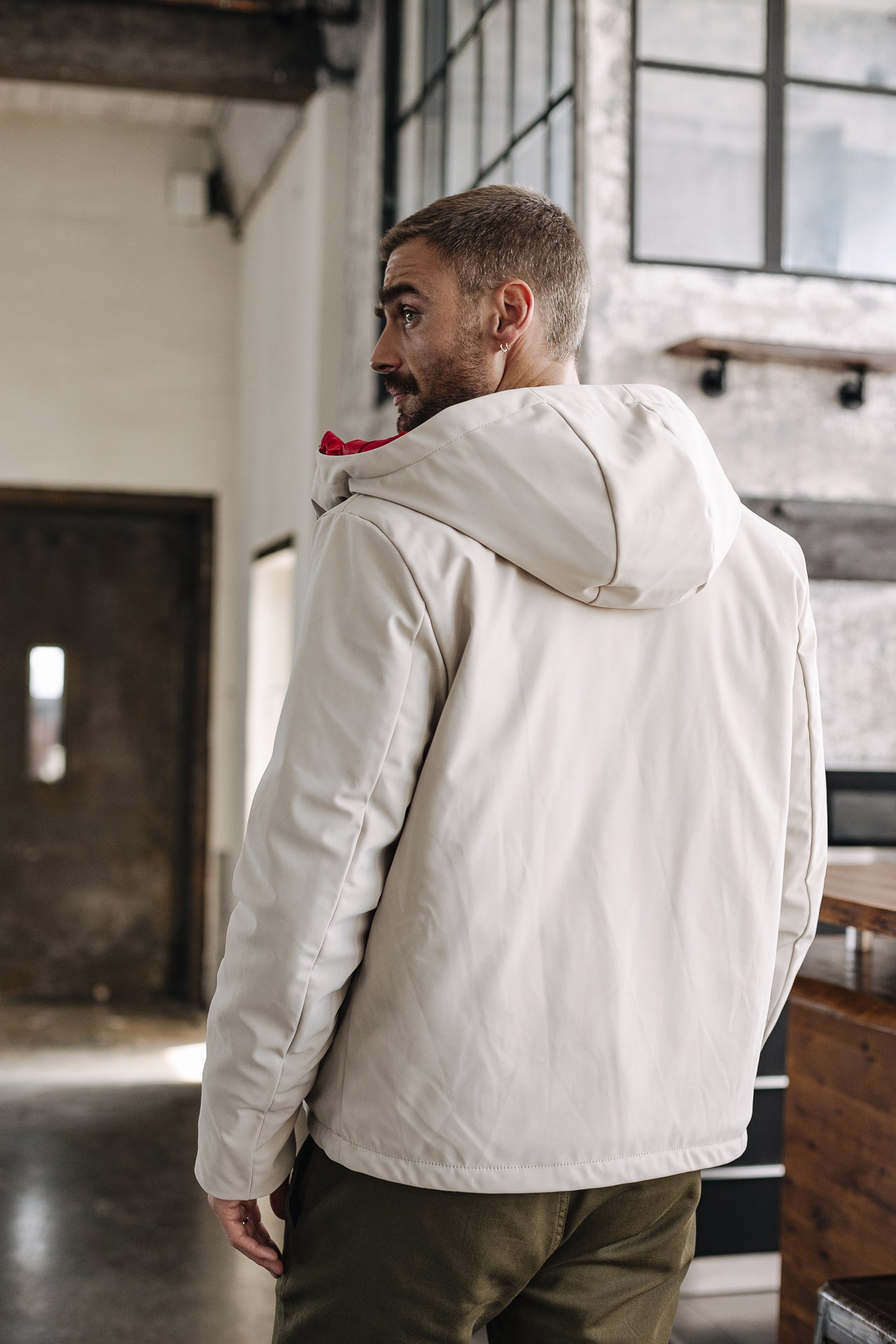 Short Jacket Men Belleau stone | Freeman T. Porter
