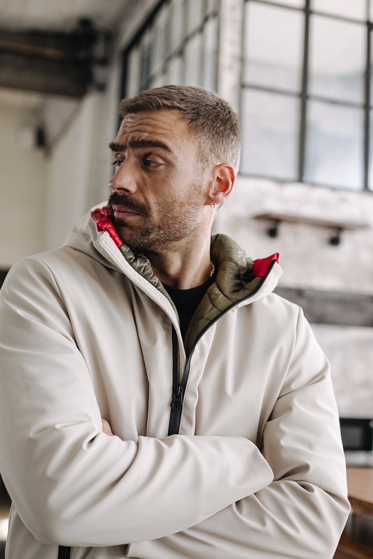 Short Jacket Men Belleau stone | Freeman T. Porter
