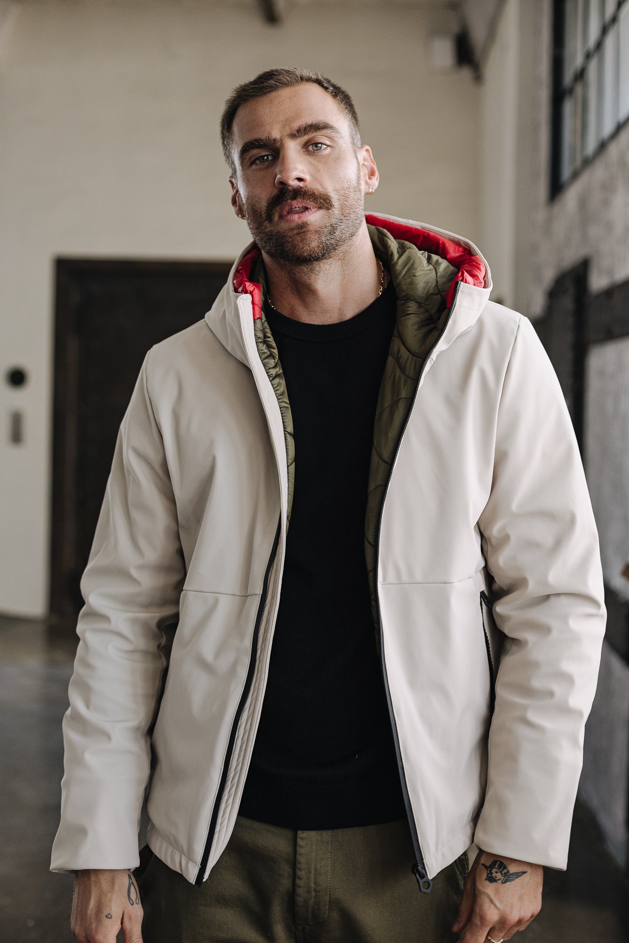 Short Jacket Men Belleau stone | Freeman T. Porter