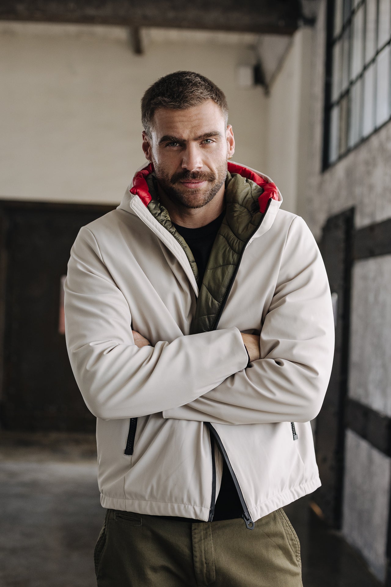 Short Jacket Men Belleau stone | Freeman T. Porter