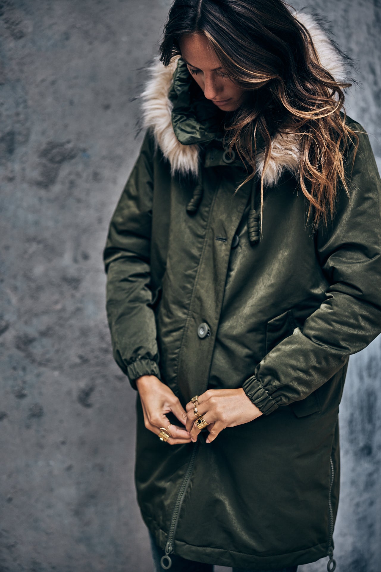 Parka Femme Bailee chino green | Freeman T. Porter