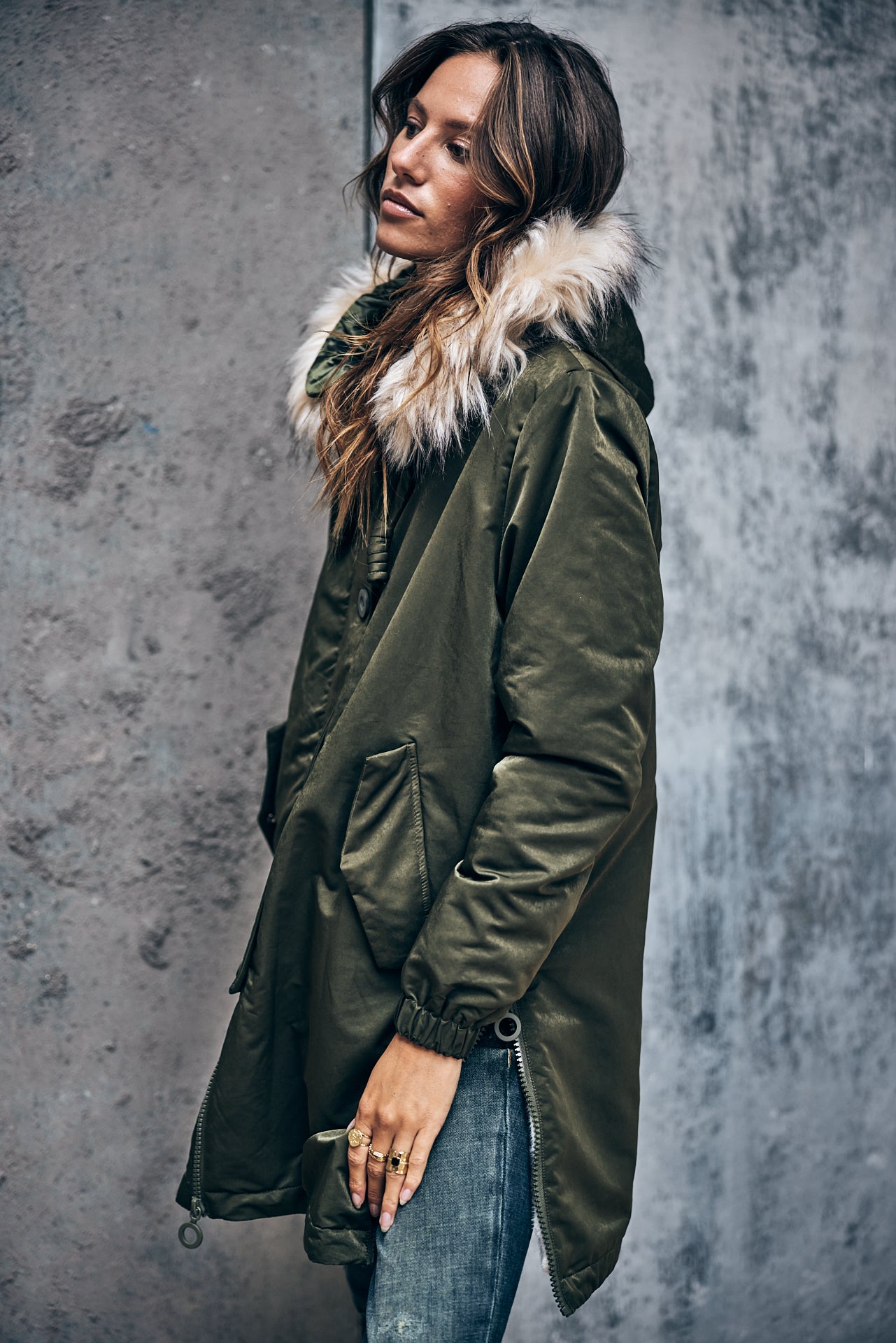 Parka Femme Bailee chino green | Freeman T. Porter