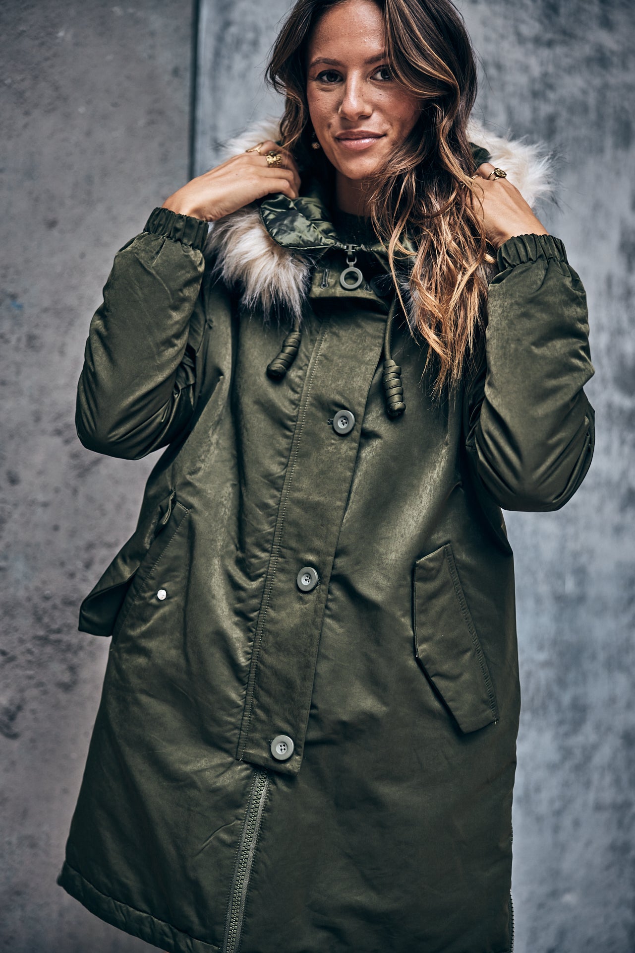 Parka Femme Bailee chino green | Freeman T. Porter