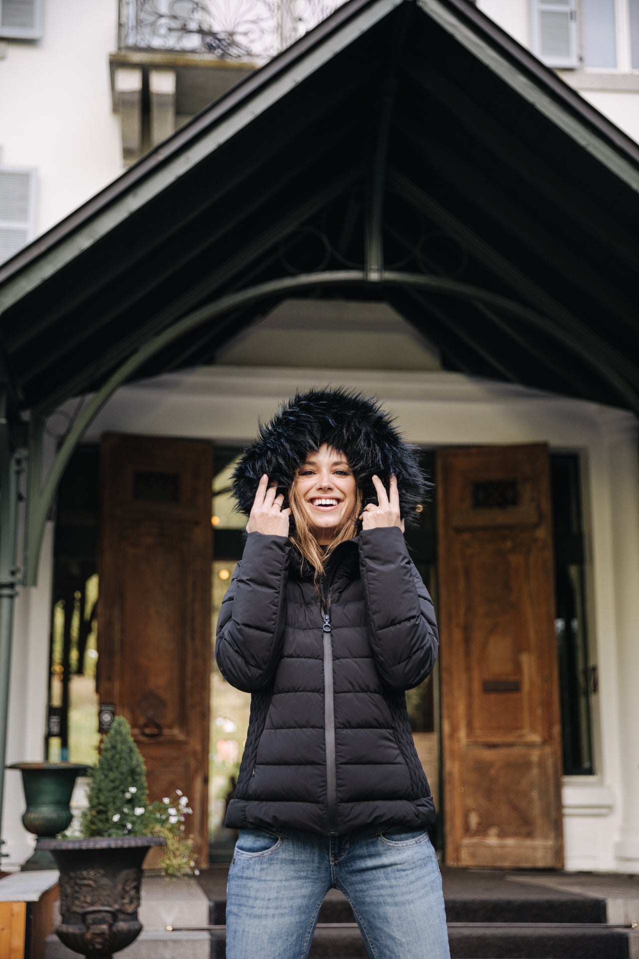 Doudoune capuche Woman Rhoda black | Freeman T. Porter