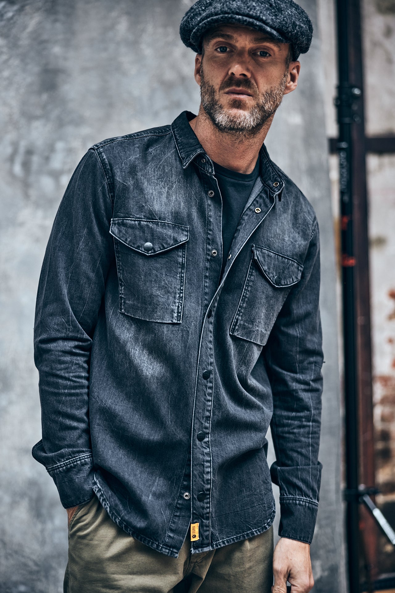 Chemise coupe droite Men Rick Denim bravas | Freeman T. Porter
