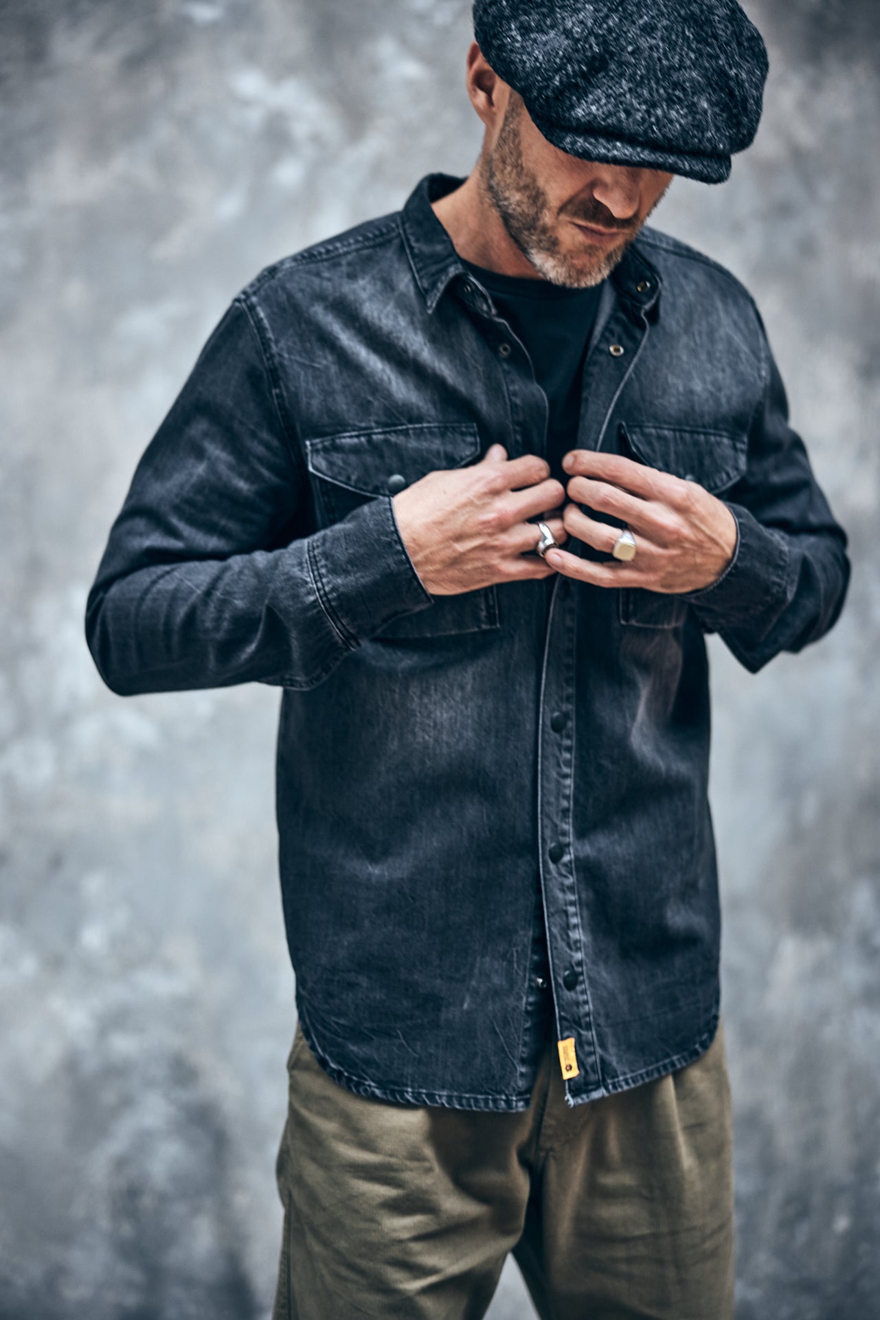 Chemise coupe droite Men Rick Denim bravas | Freeman T. Porter