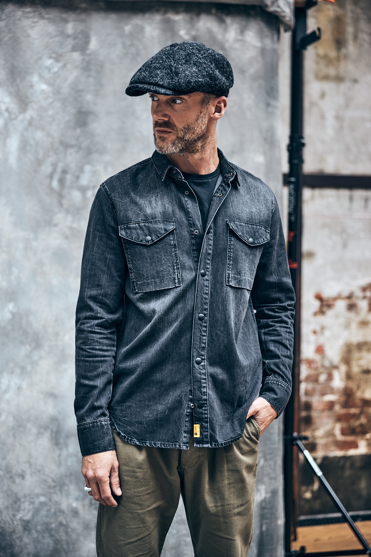 Chemise coupe droite Men Rick Denim bravas | Freeman T. Porter