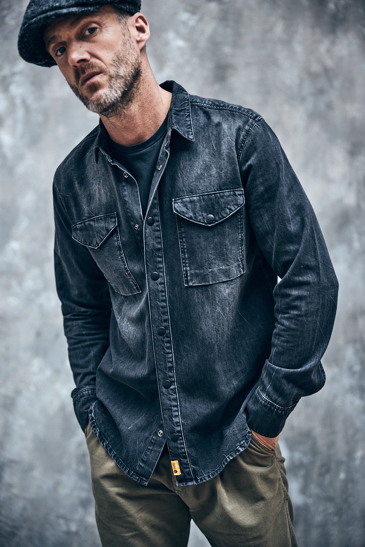 Chemise coupe droite Men Rick Denim bravas | Freeman T. Porter