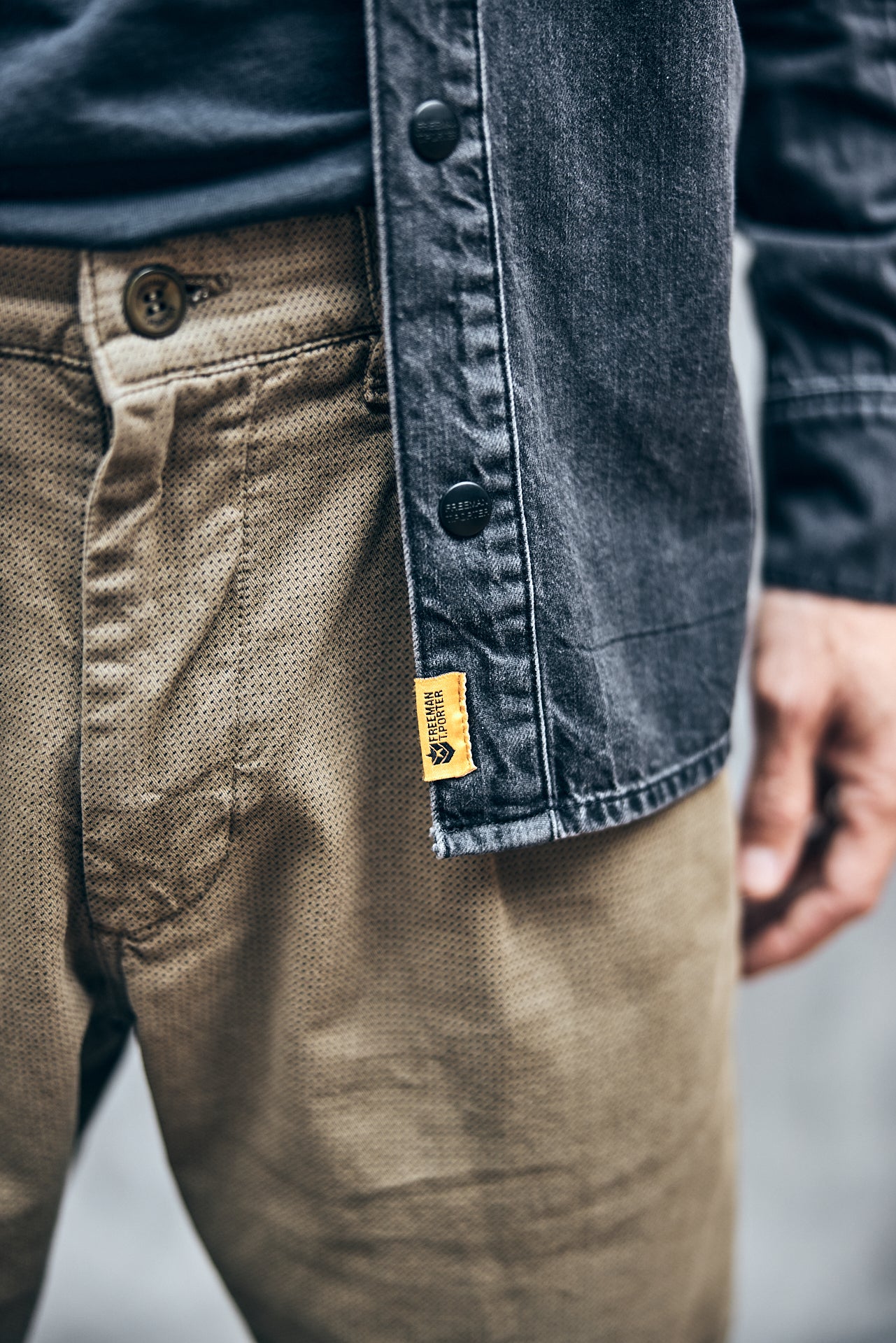Chemise coupe droite Men Rick Denim bravas | Freeman T. Porter