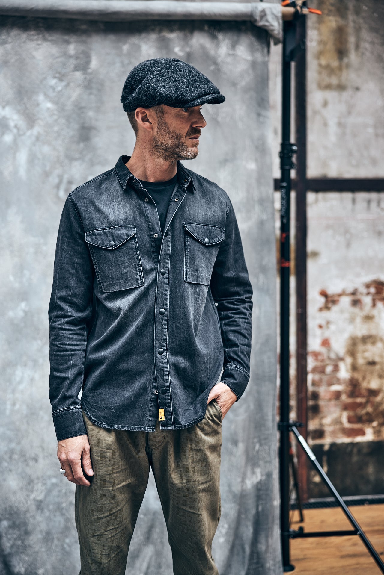 Chemise coupe droite Men Rick Denim bravas | Freeman T. Porter