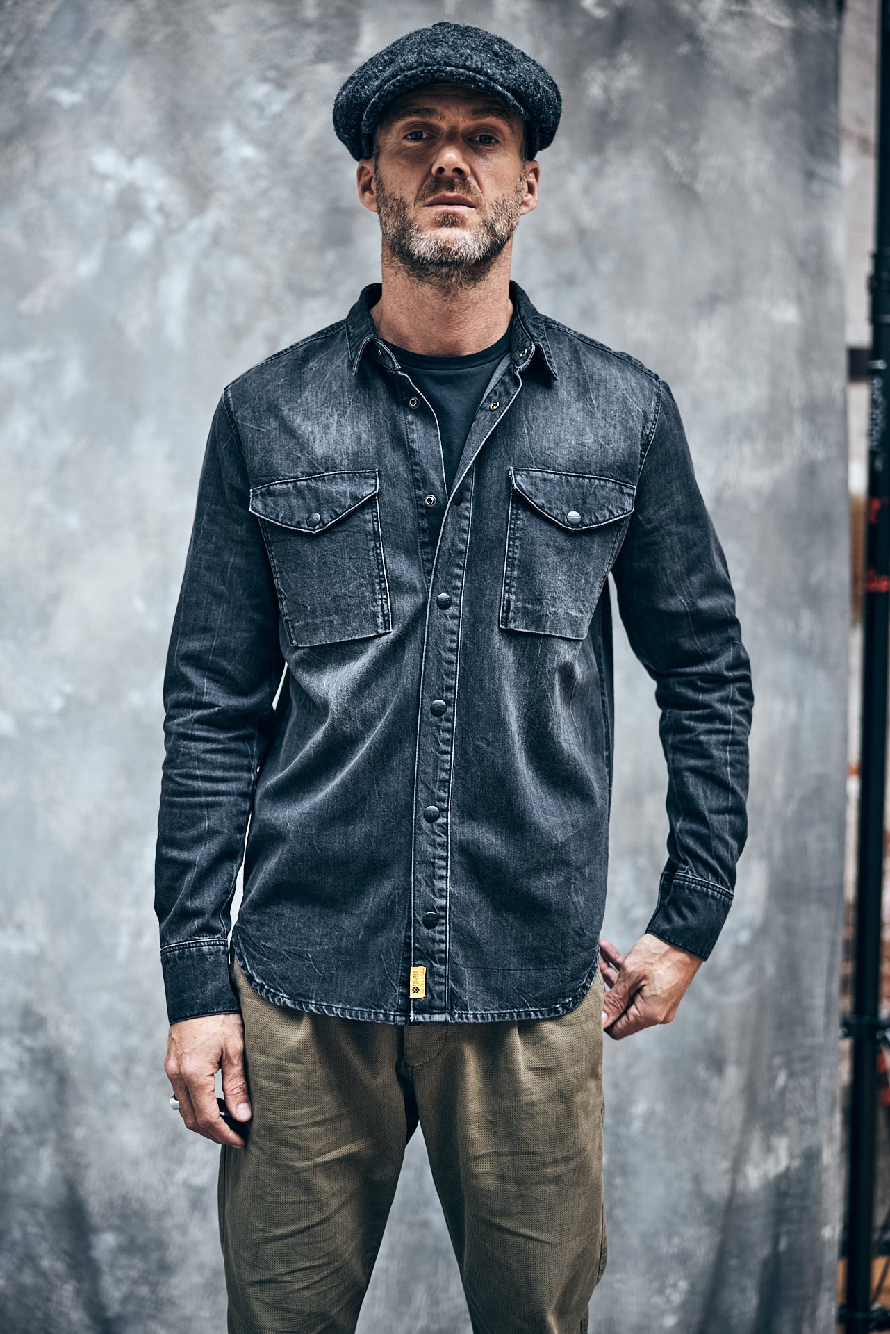 Chemise coupe droite Men Rick Denim bravas | Freeman T. Porter