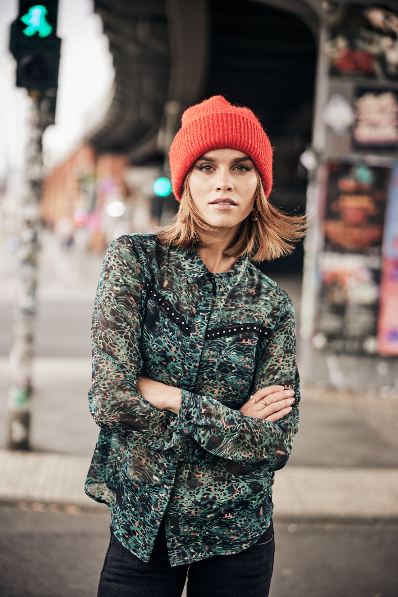 Top manches longues Femme Crizia Hybrid deep jungle | Freeman T. Porter